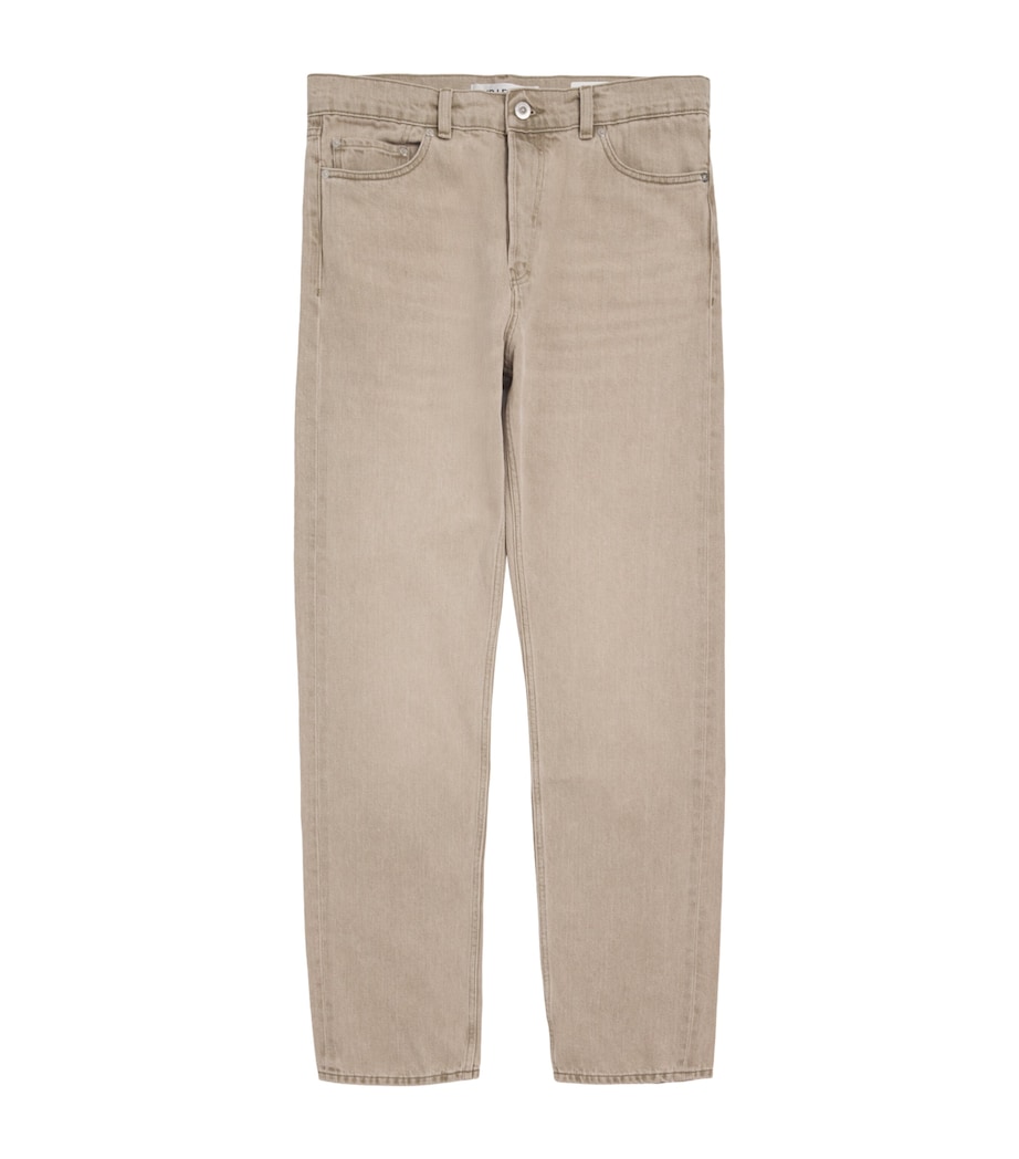 Our Legacy Mens First Cut Straight Jeans Olive Breeze Image 1