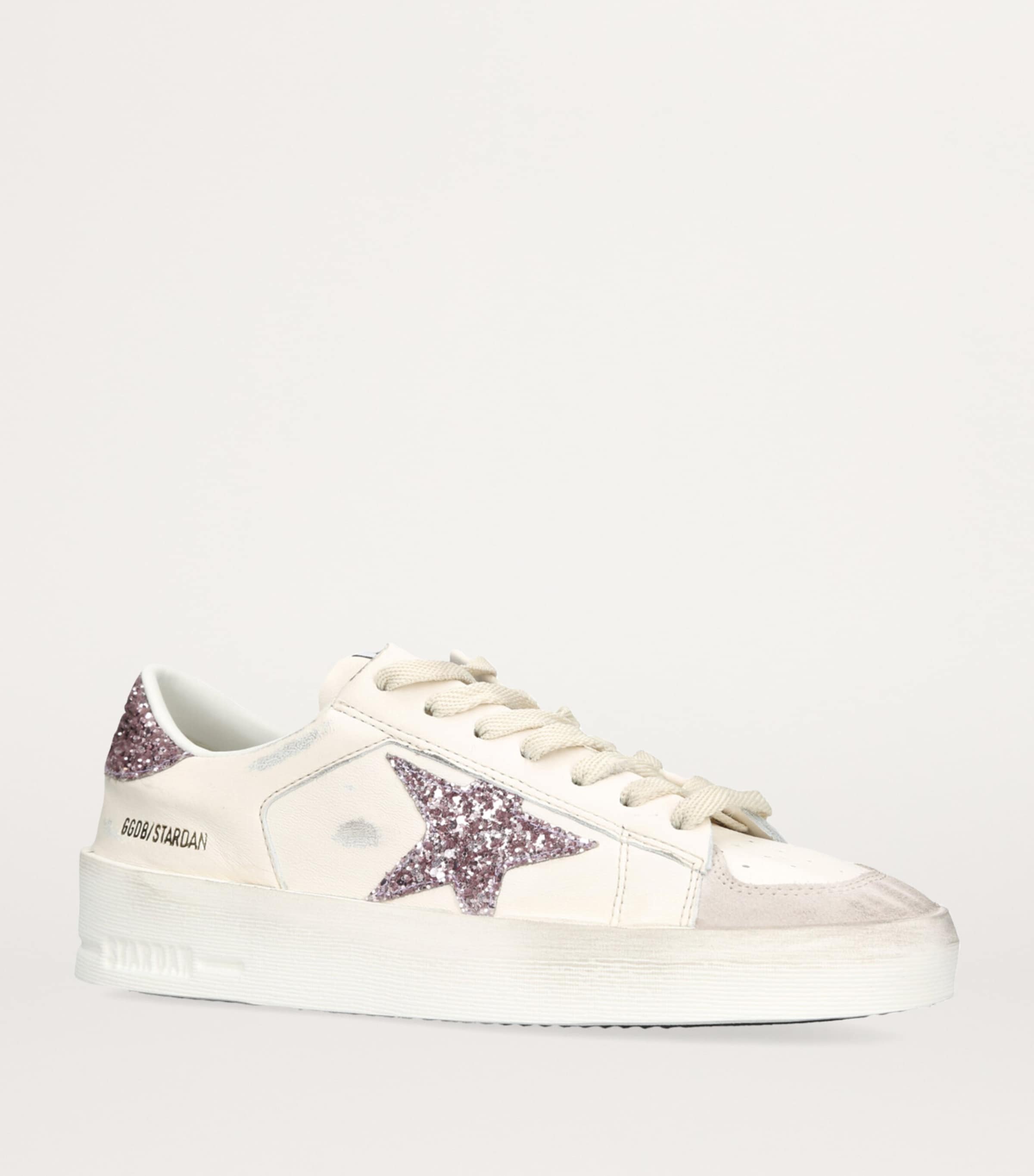 Golden Goose Leather Stardan Sneakers White/comb Image 4