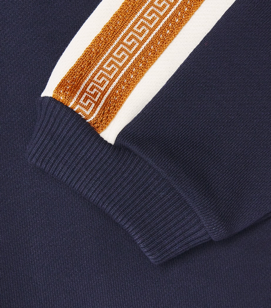 Versace Kids Cotton Greca-Embroidered Sweatpants (6-36 Months) Image 4