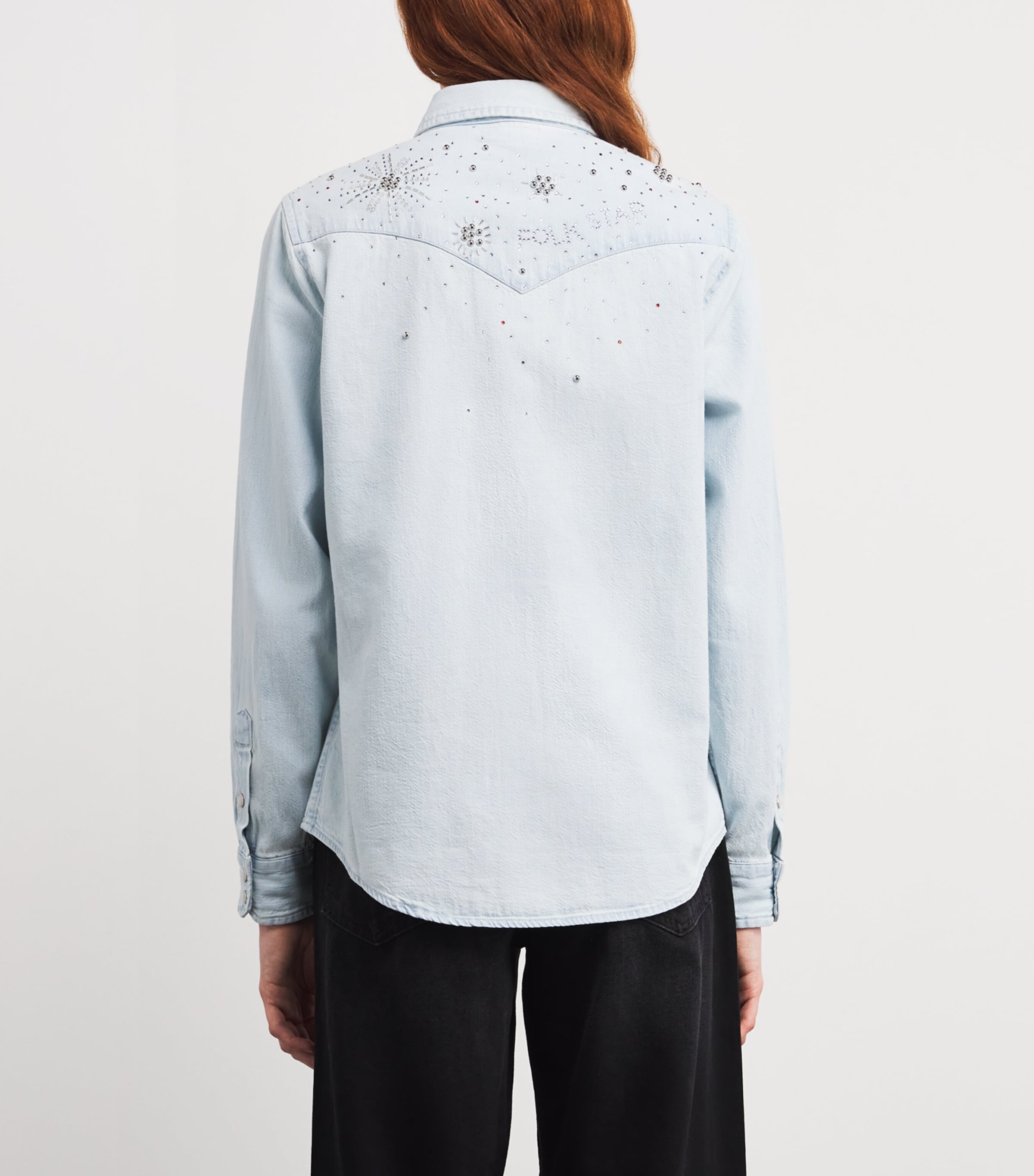 MOTHER Womens Denim All My Exes Shirt More Is More Ism Image 4