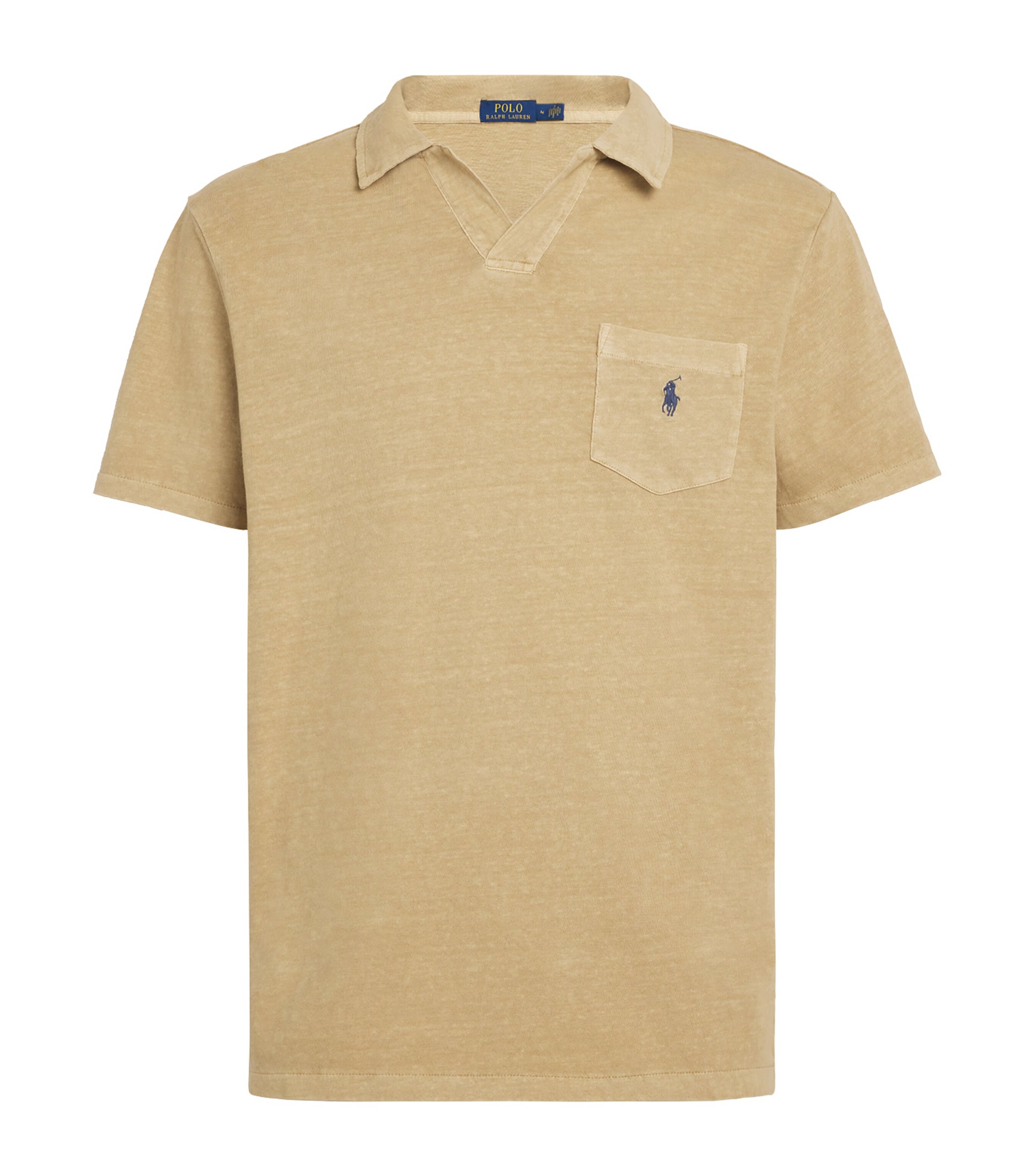 Polo Ralph Lauren Cotton-Linen Open-Collar Polo Shirt