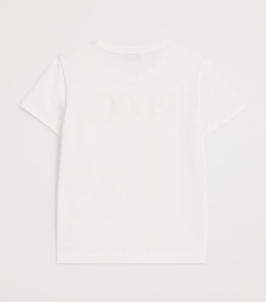 PUCCI Junior Logo Print T-Shirt (4-14 Years) White/red Image 2