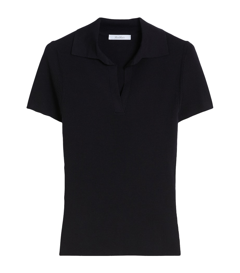 Wool Rib Knit Top ULTRAMARINE Image 1