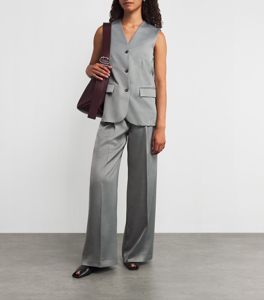 Sleeveless Waistcoat GREY Image 2