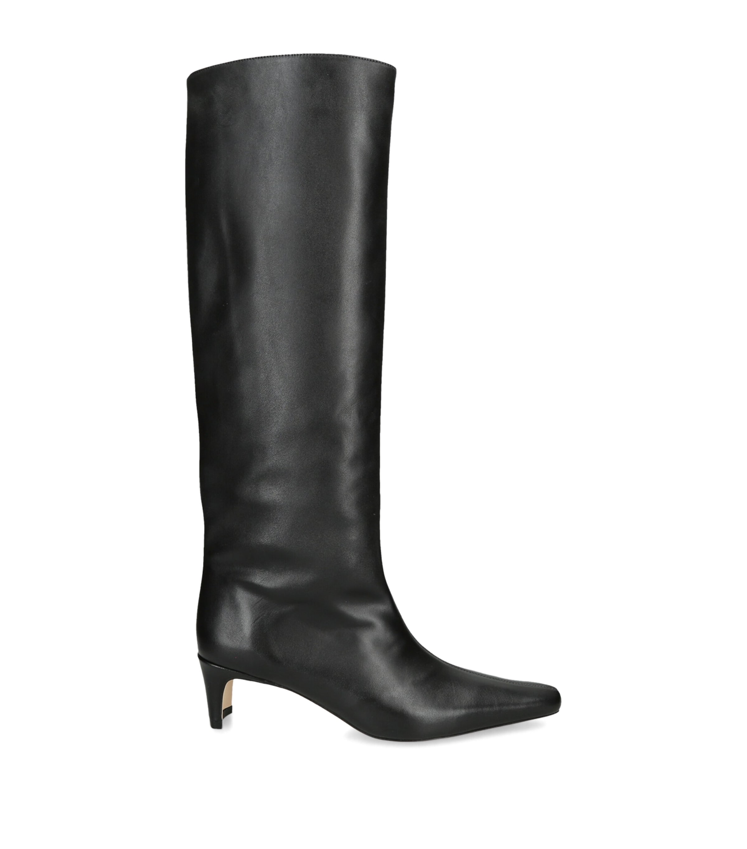 STAUD Leather Wally Knee-High Boots 55 Black Image 1