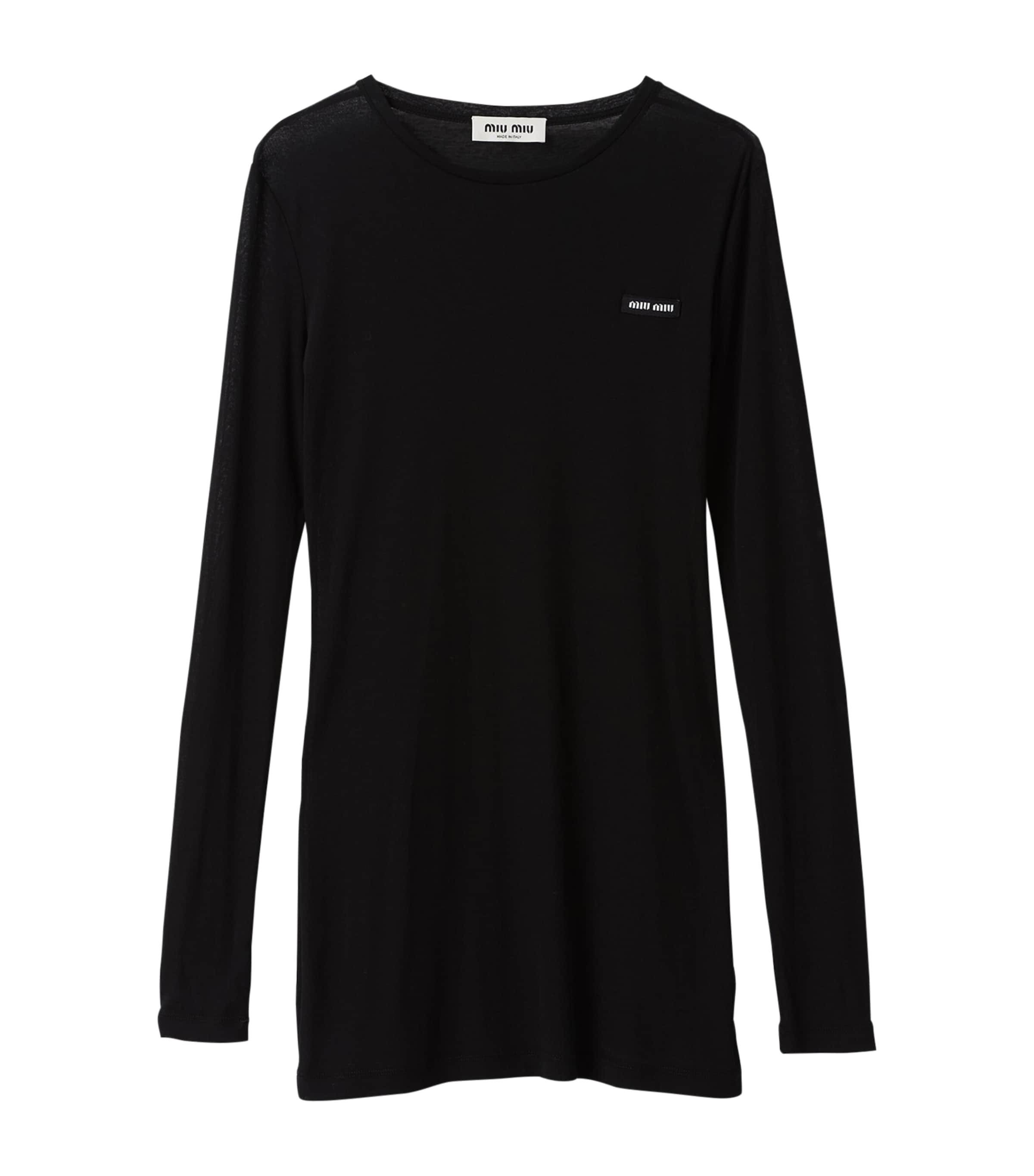 Cotton Logo Mini Dress F0002 Image 1