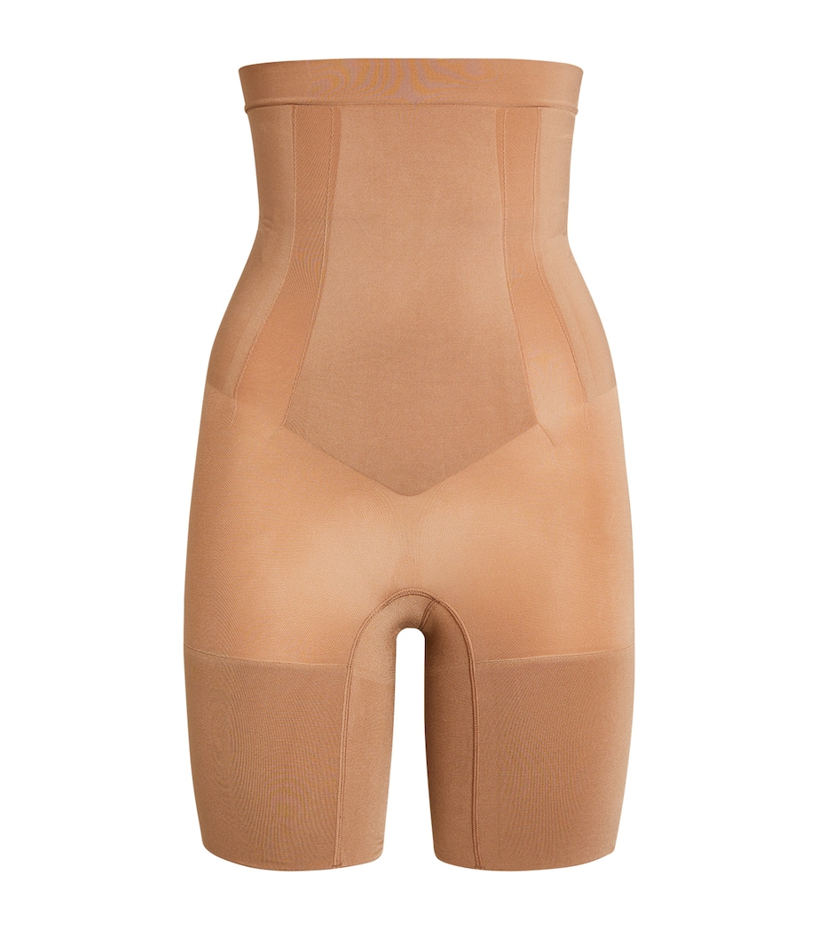 SPANXsculpt OnCore High-Waist Mid-Thigh Shorts - Firm Control CAFÉ AU LAIT Image 2