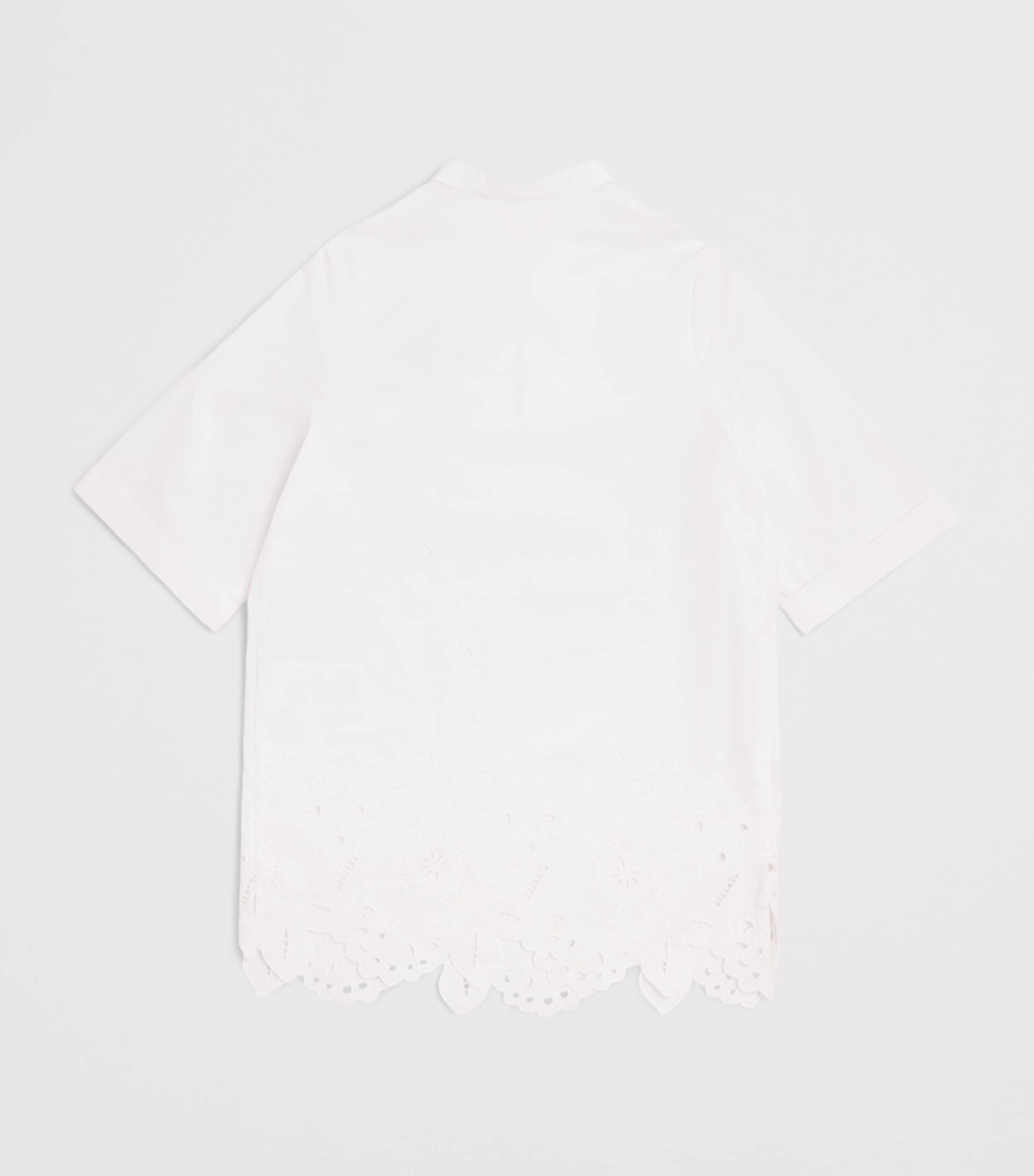 Zimmermann Kids Cotton Embroidered Indra Dress (2-12 Years) Ivory Image 2