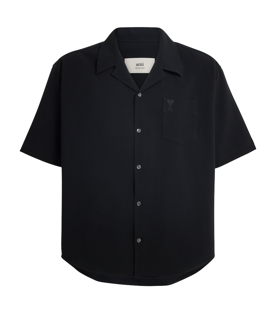 Cotton Logo Short-Sleeve Shirt NOIR/001 Image 1