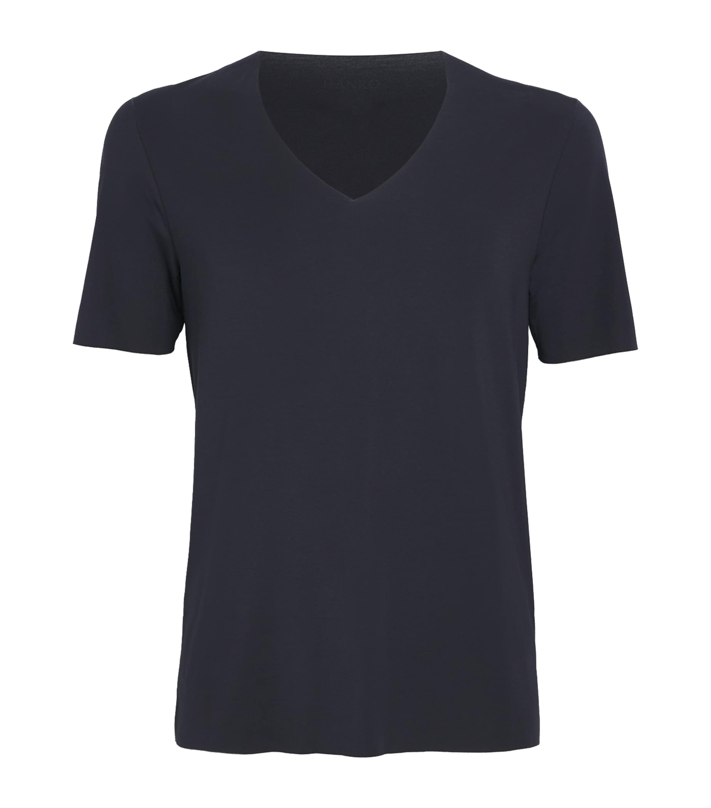 Clean Cut V-Neck T-Shirt 0019 BLACK Image 1
