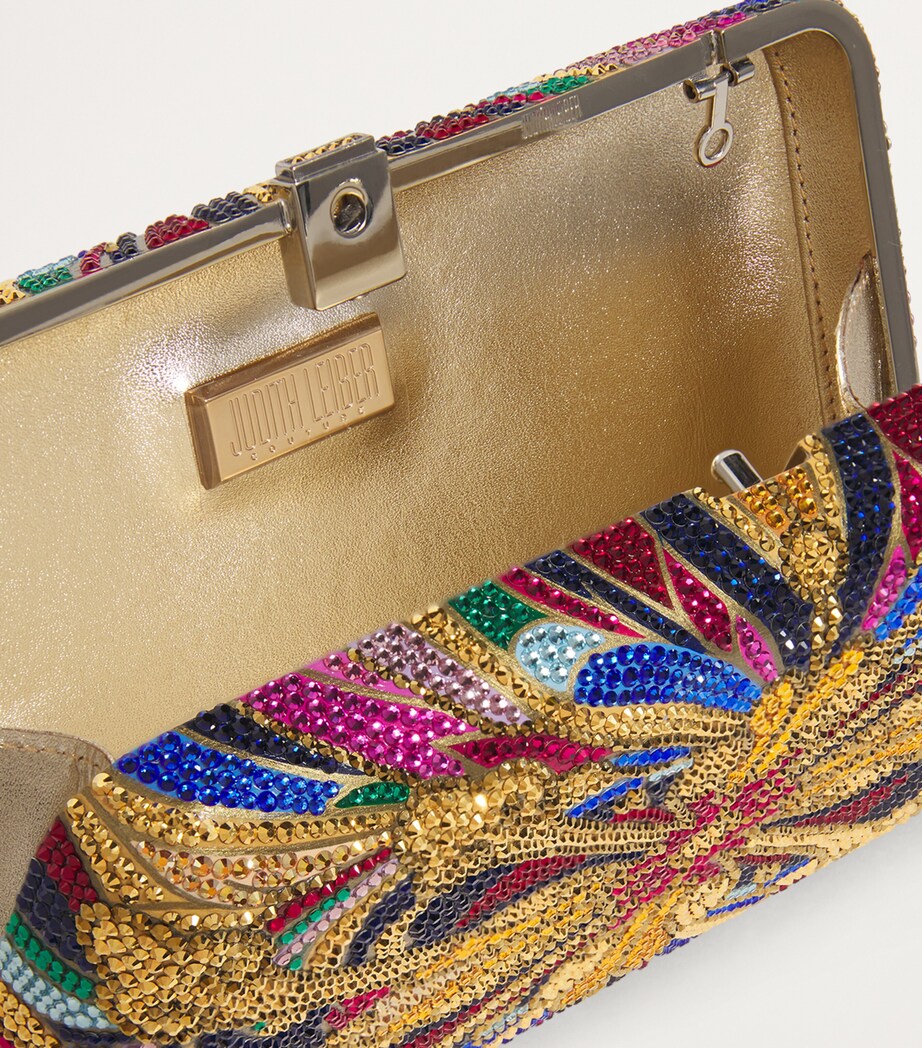 Crystal Lantern Tile Clutch Bag SAUMT SLVR ARM MLTI Image 6