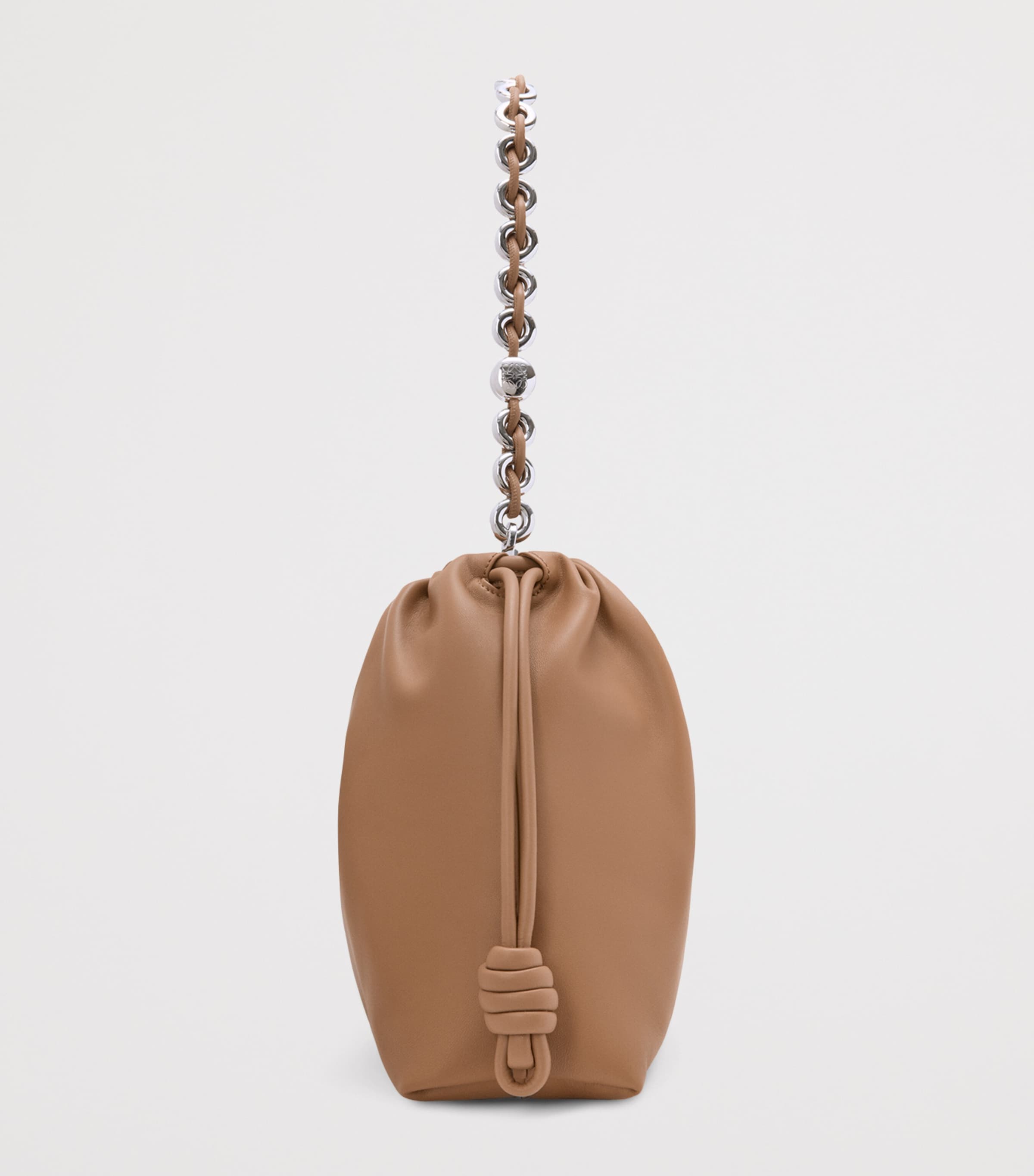 Large Leather Flamenco Shoulder Bag MOCHA Image 4