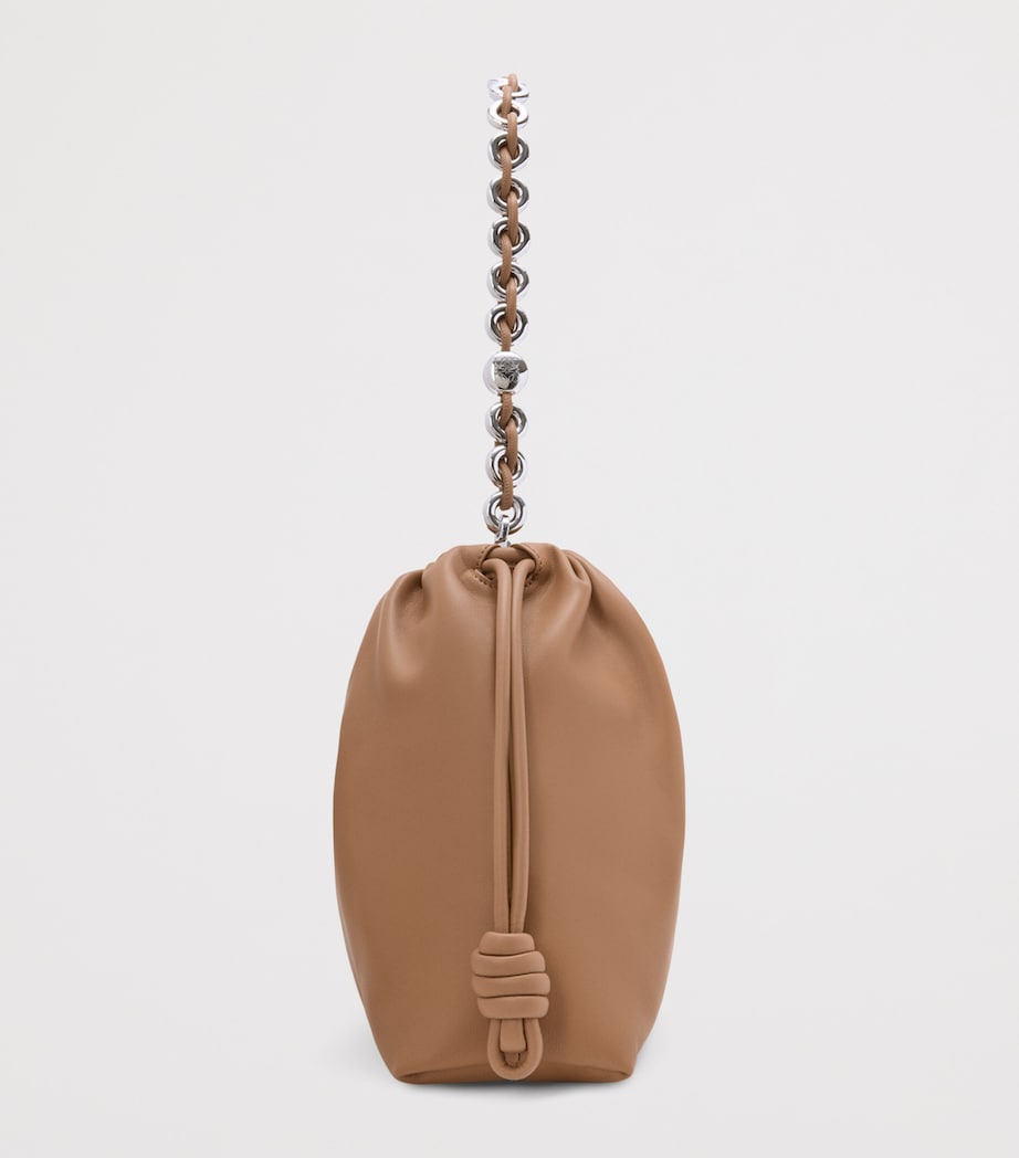 Large Leather Flamenco Shoulder Bag MOCHA Image 4