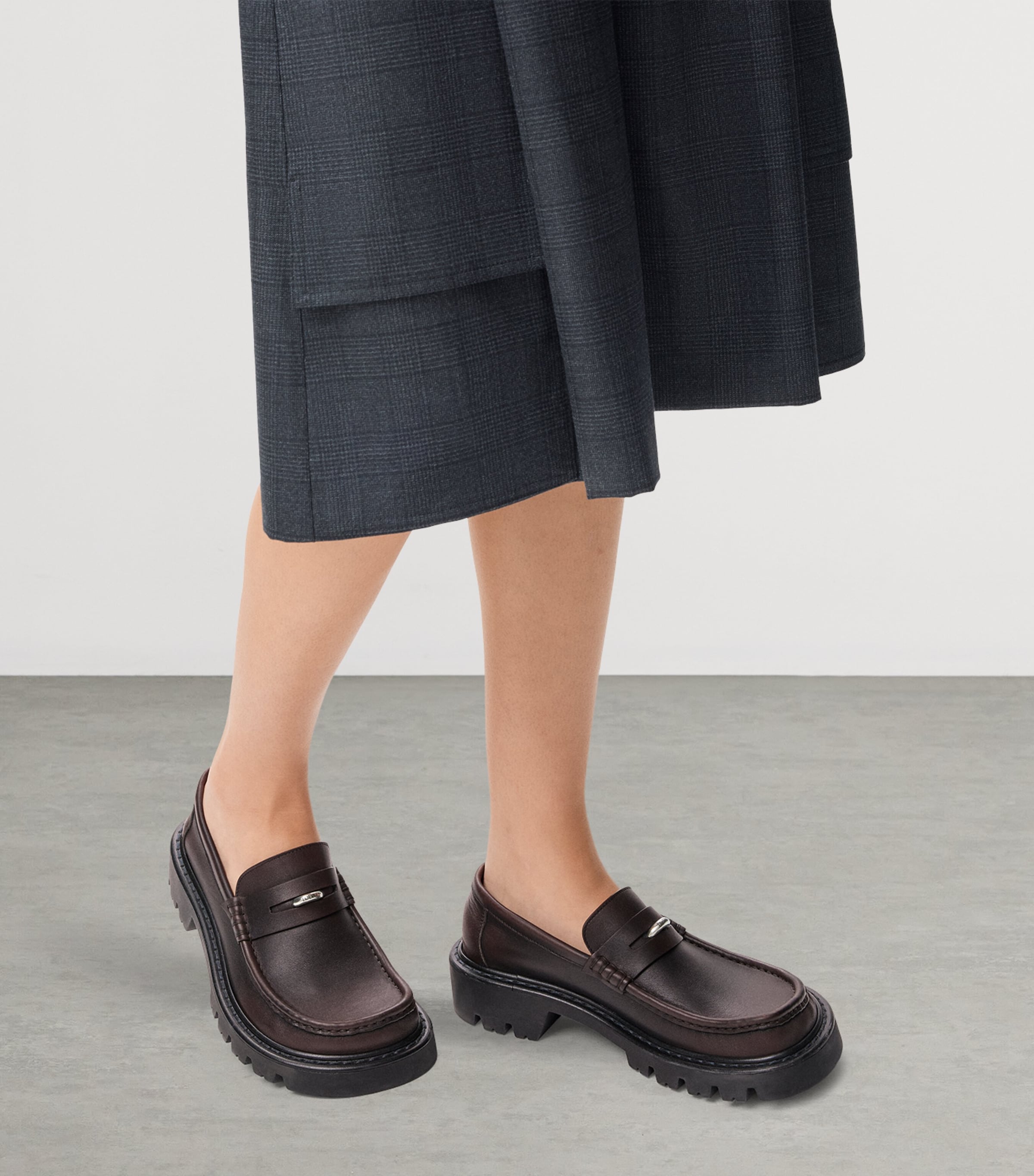 Leather Sierra Loafer DARK BROWN Image 2