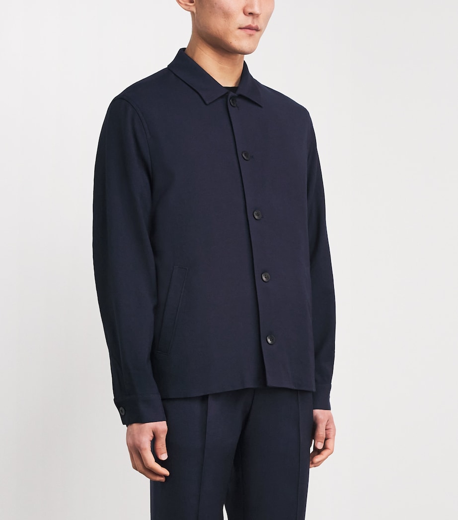 Wool Overshirt NAVY BUAA Image 3