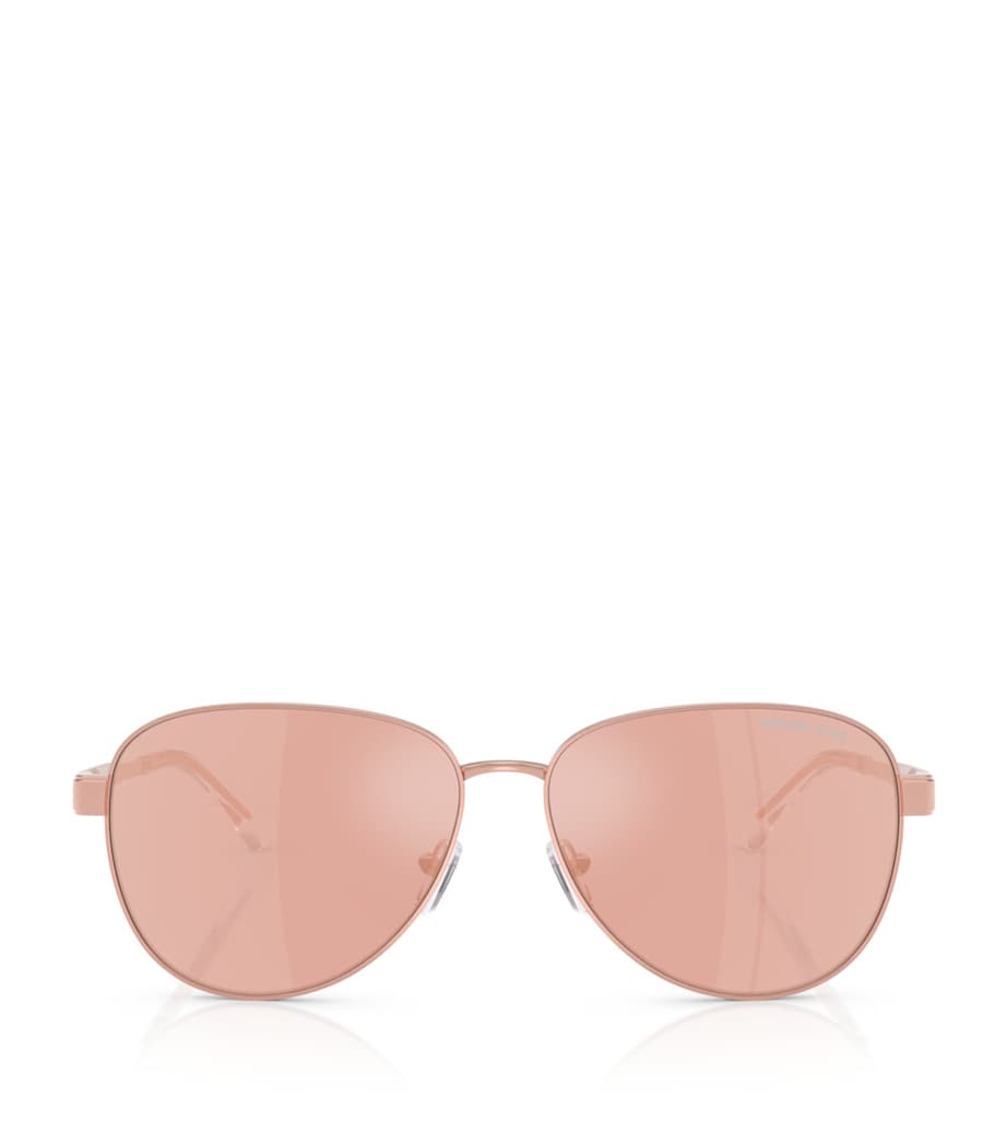 Michael Kors Biarritz Pilot Sunglasses Pink Image 1
