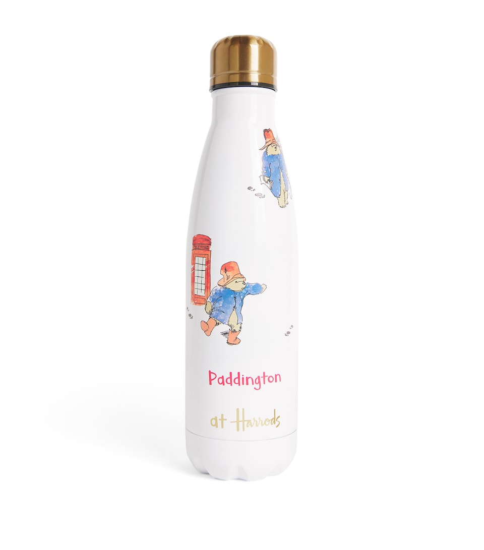 Harrods Paddington Water Bottle White