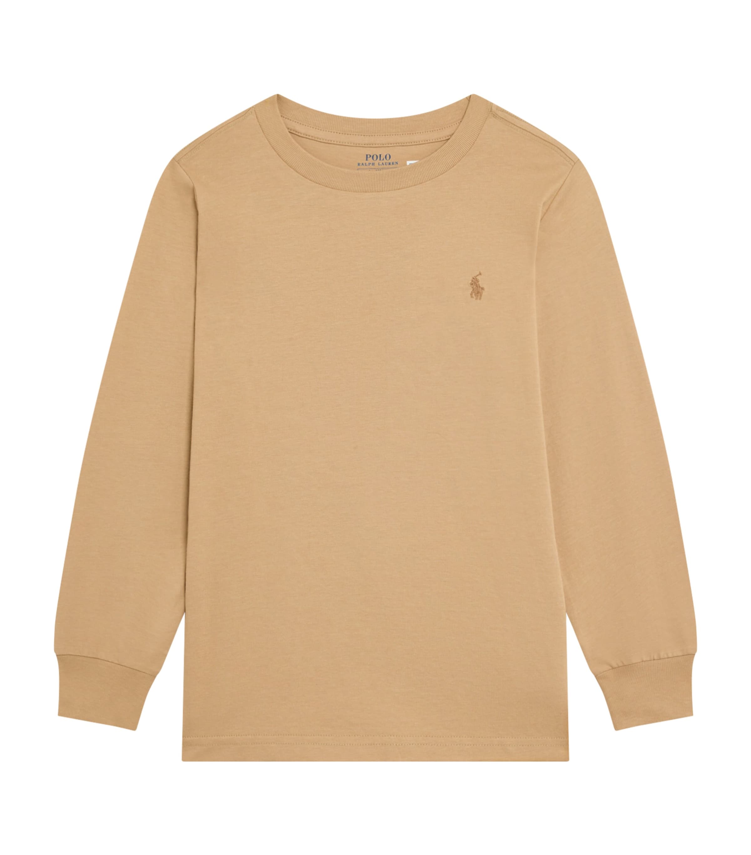 Ralph Lauren Cotton Long-sleeve T-shirt In Brown