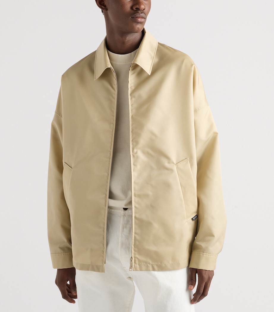 Prada Mens Re-Nylon Jacket Neutral Image 3