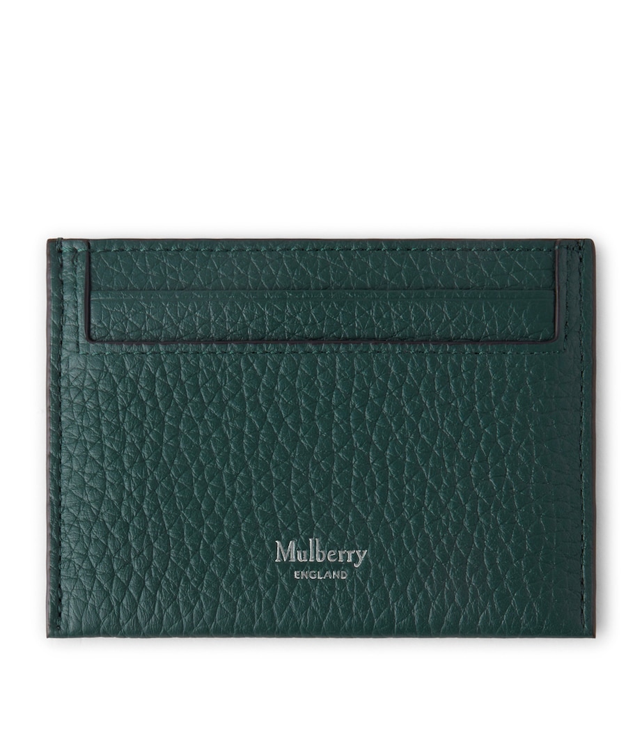 Leather Card Holder MULBERRY GREEN Image 1