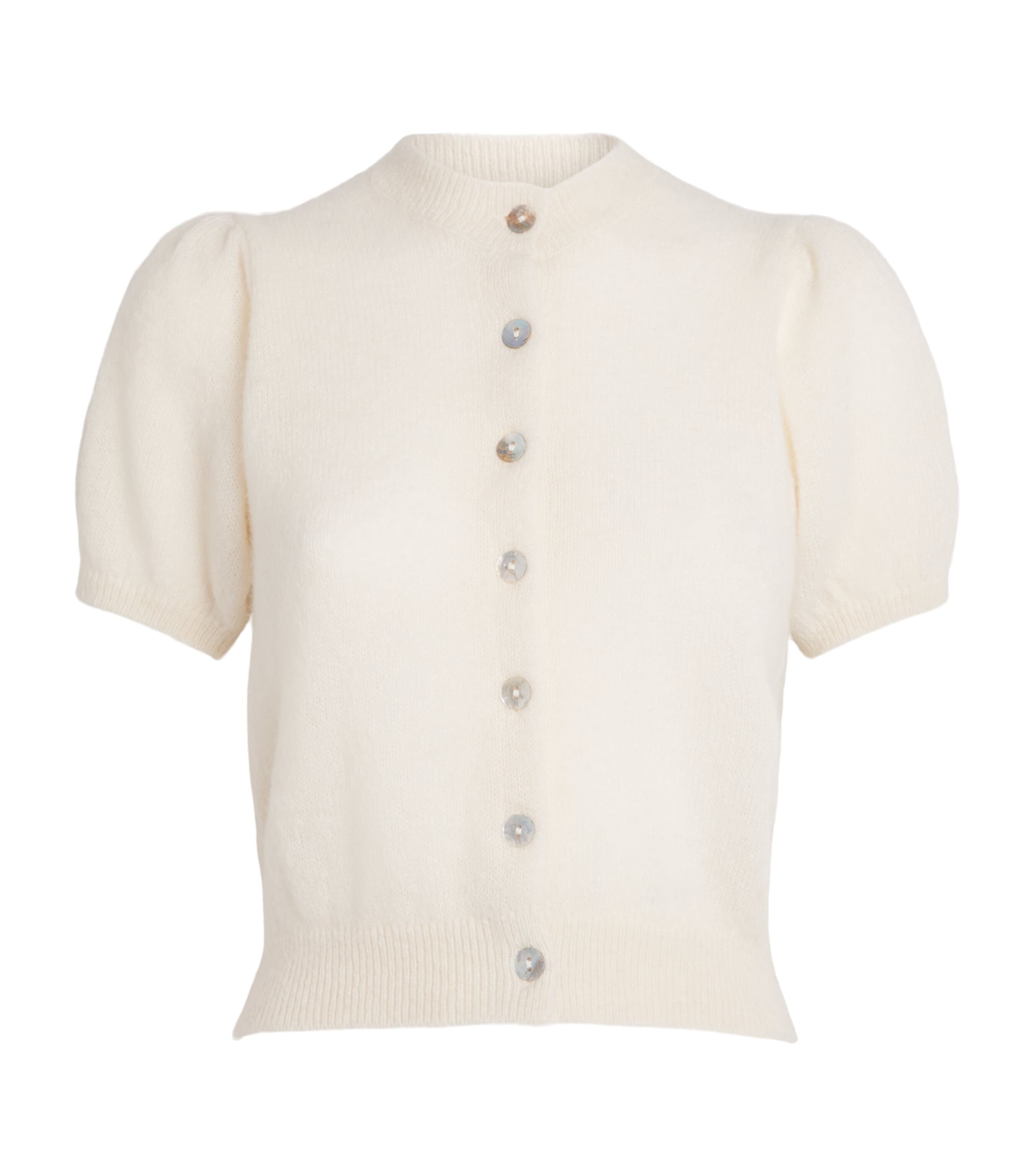 Alpaca-Blend Anisa Cardigan IVORY Image 1