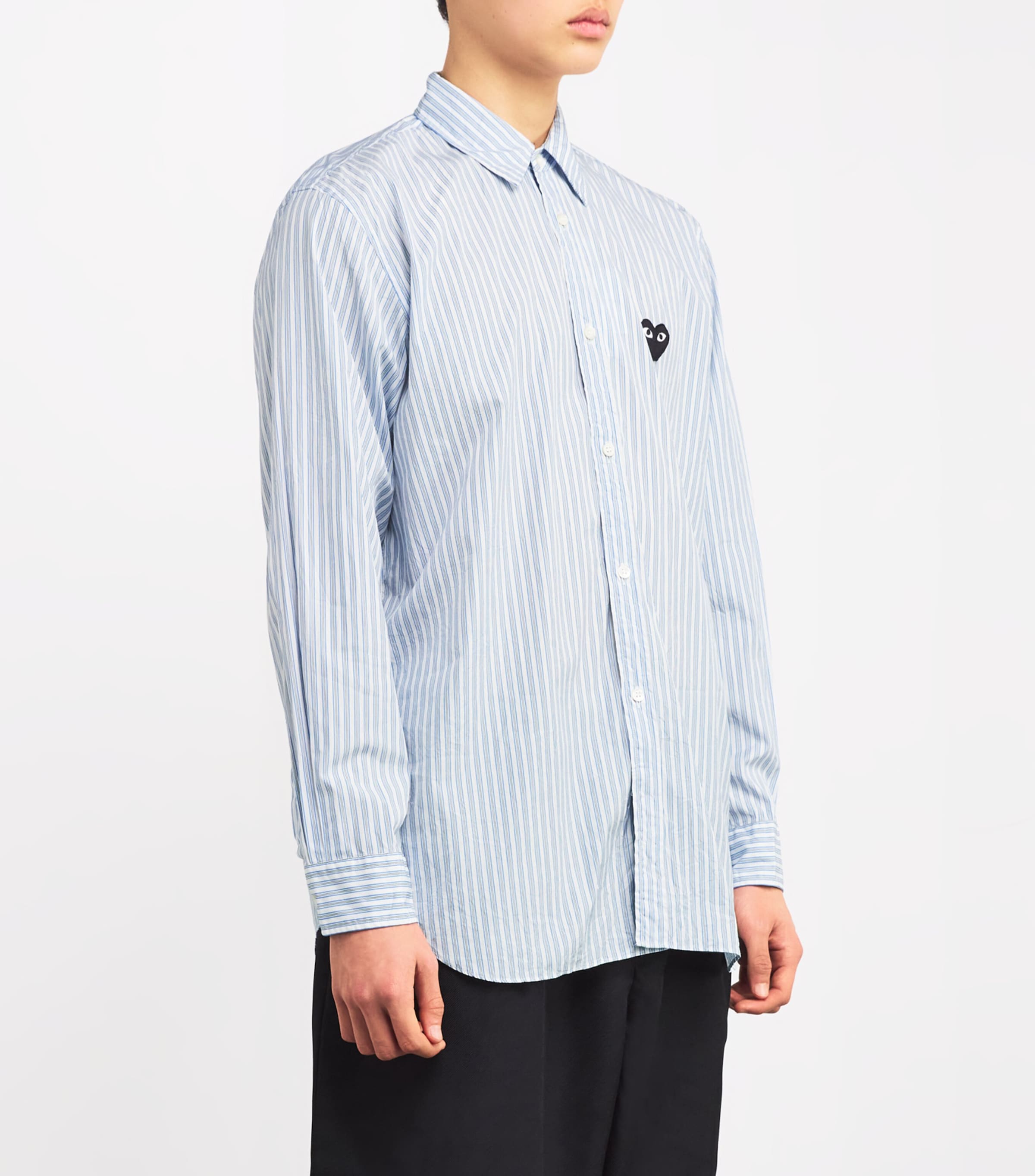 Striped Heart Shirt BLUE Image 3