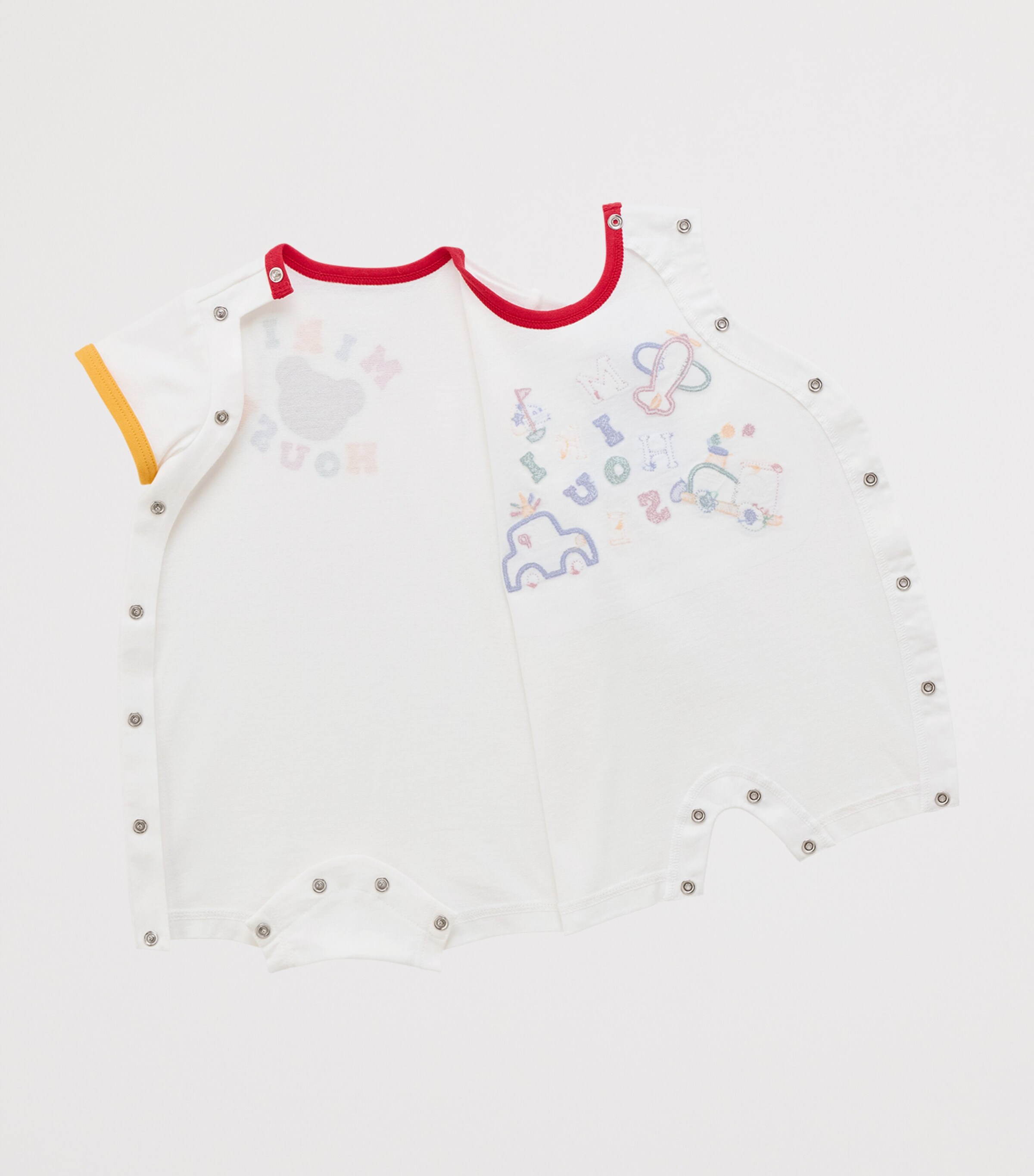Miki House Cotton Vehicles Playsuit (6-24 Months) Image 2