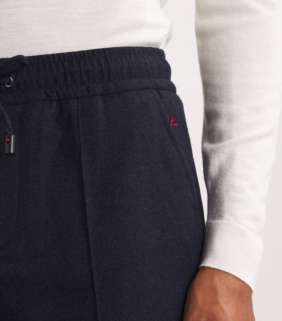 Wool-Cashmere-Blend Drawstring Trousers 802 Image 6