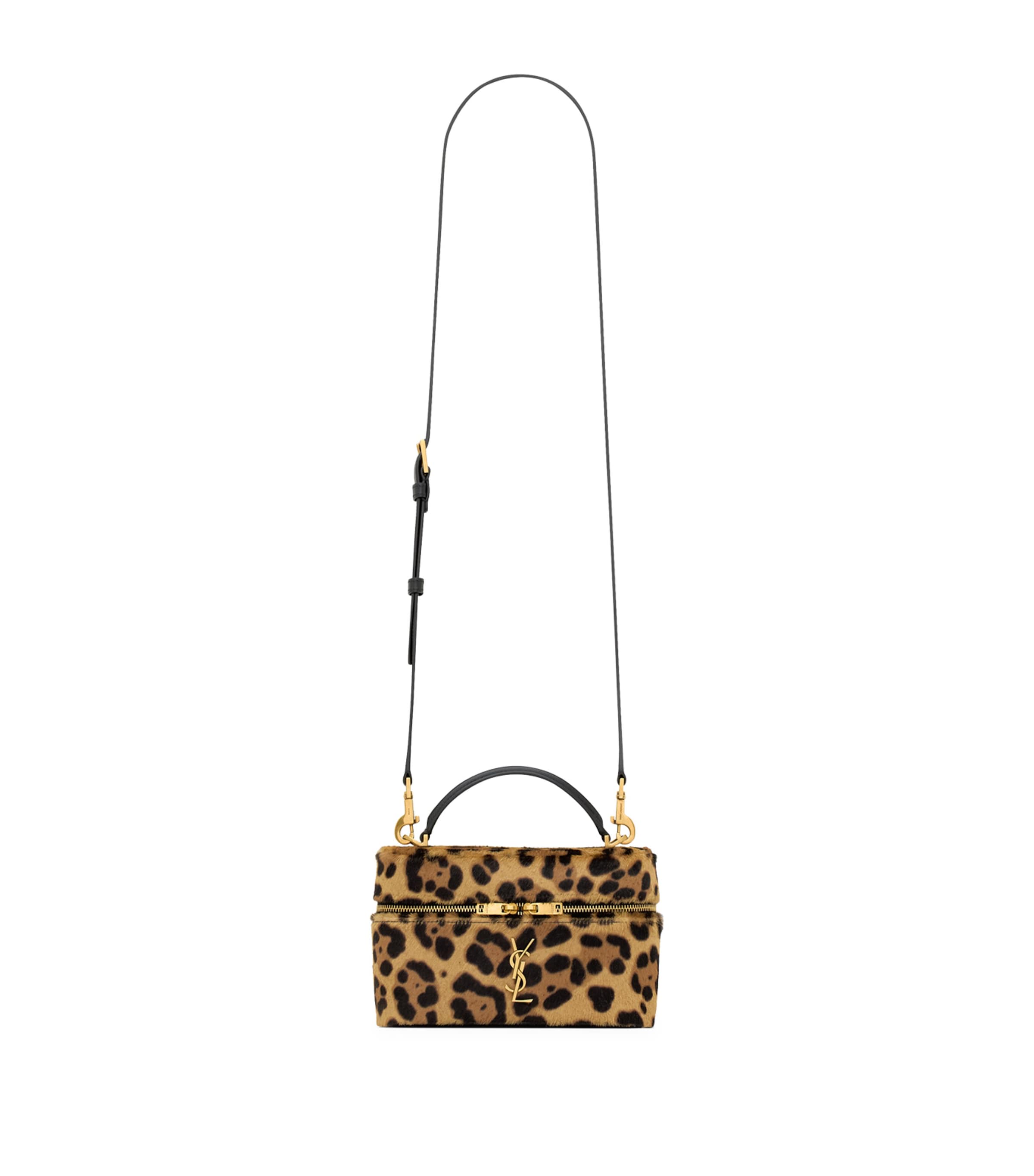 Saint Laurent Mini Gaby Top-handle Bag In Brown