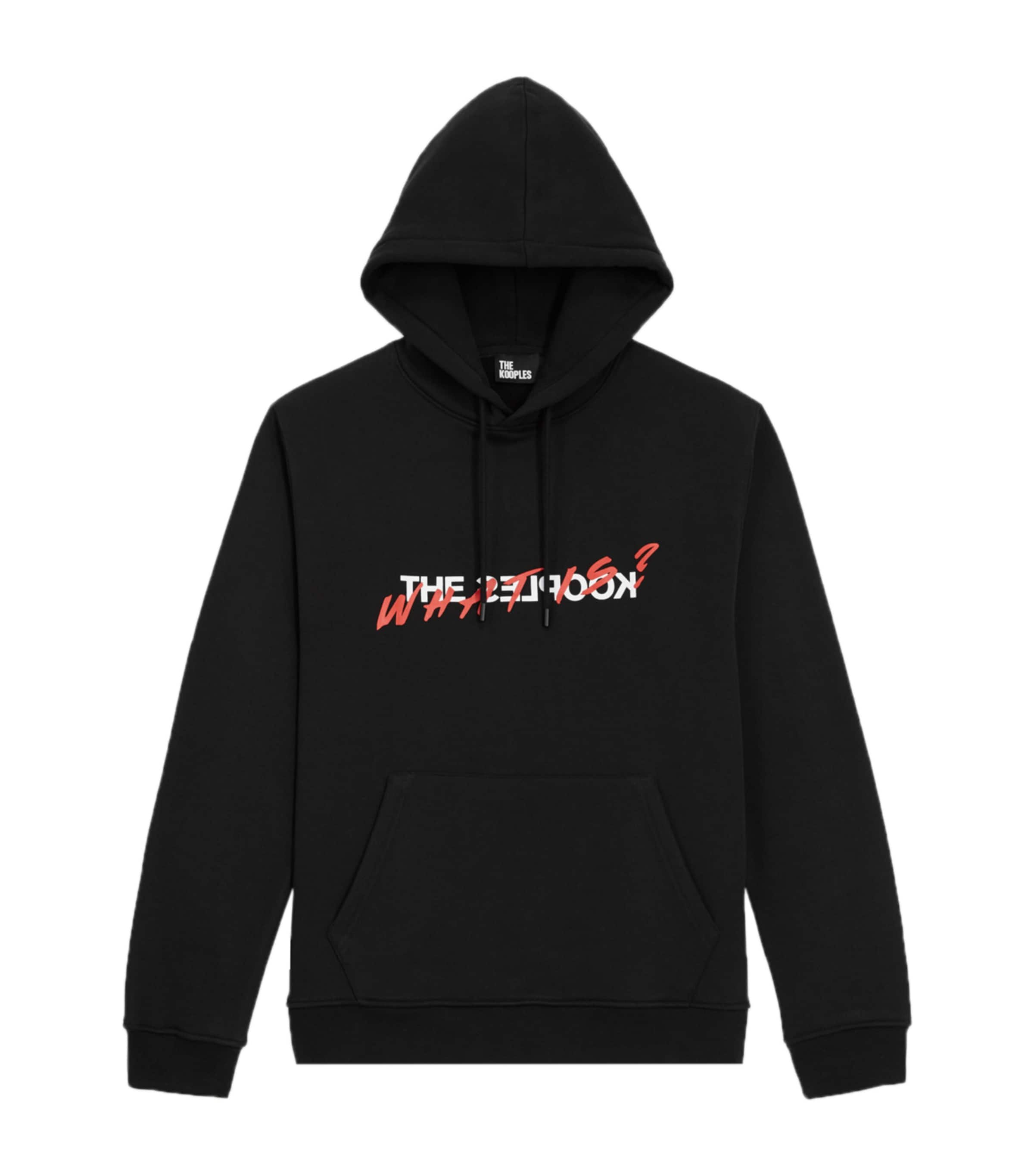 The Kooples Graphic Hoodie In Black