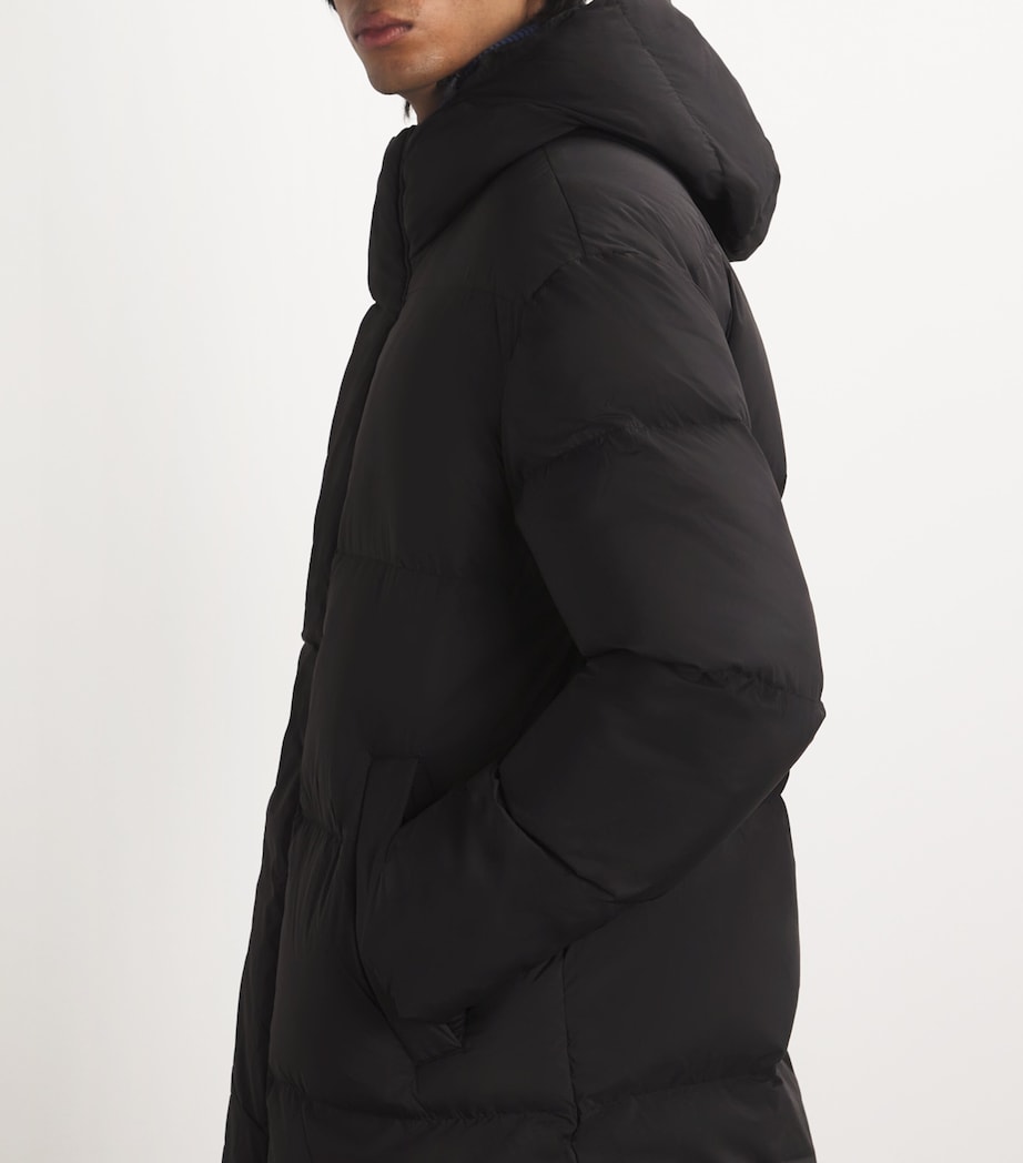 Down Pascal Longline Jacket 999 BLACK Image 6