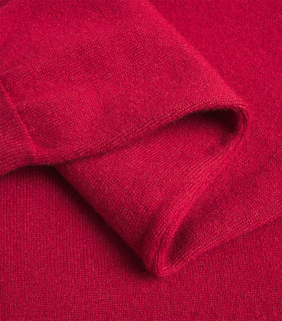 Johnstons Of Elgin Womens Cashmere Crathie Cardigan Claret Image 6