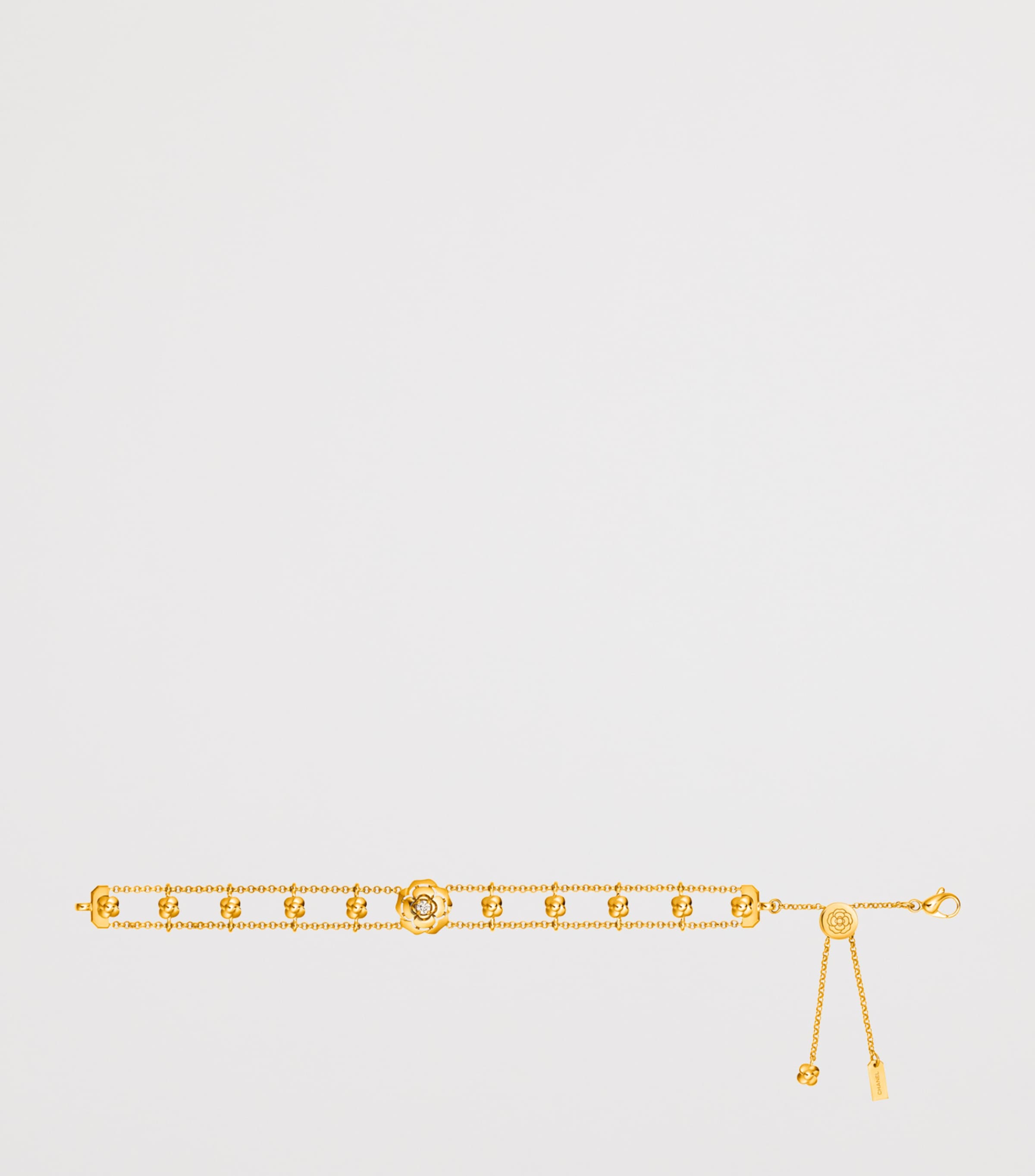 CHANEL Yellow Gold and Diamond Extrait de Camélia Bracelet Yellow Gold Image 3
