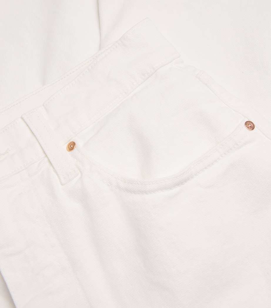 Arellia High-Rise Barre-Leg Jeans TONAL ECRU Image 5