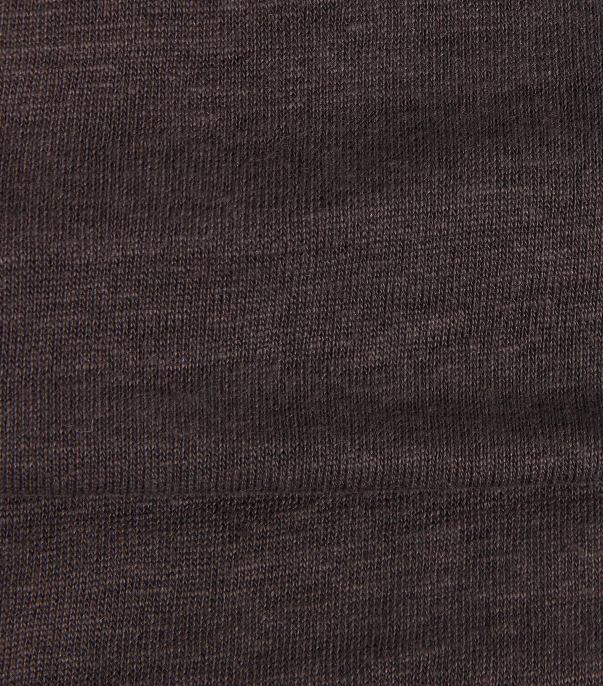 Sandro Paris Mens Linen T-Shirt Black Brown Image 6