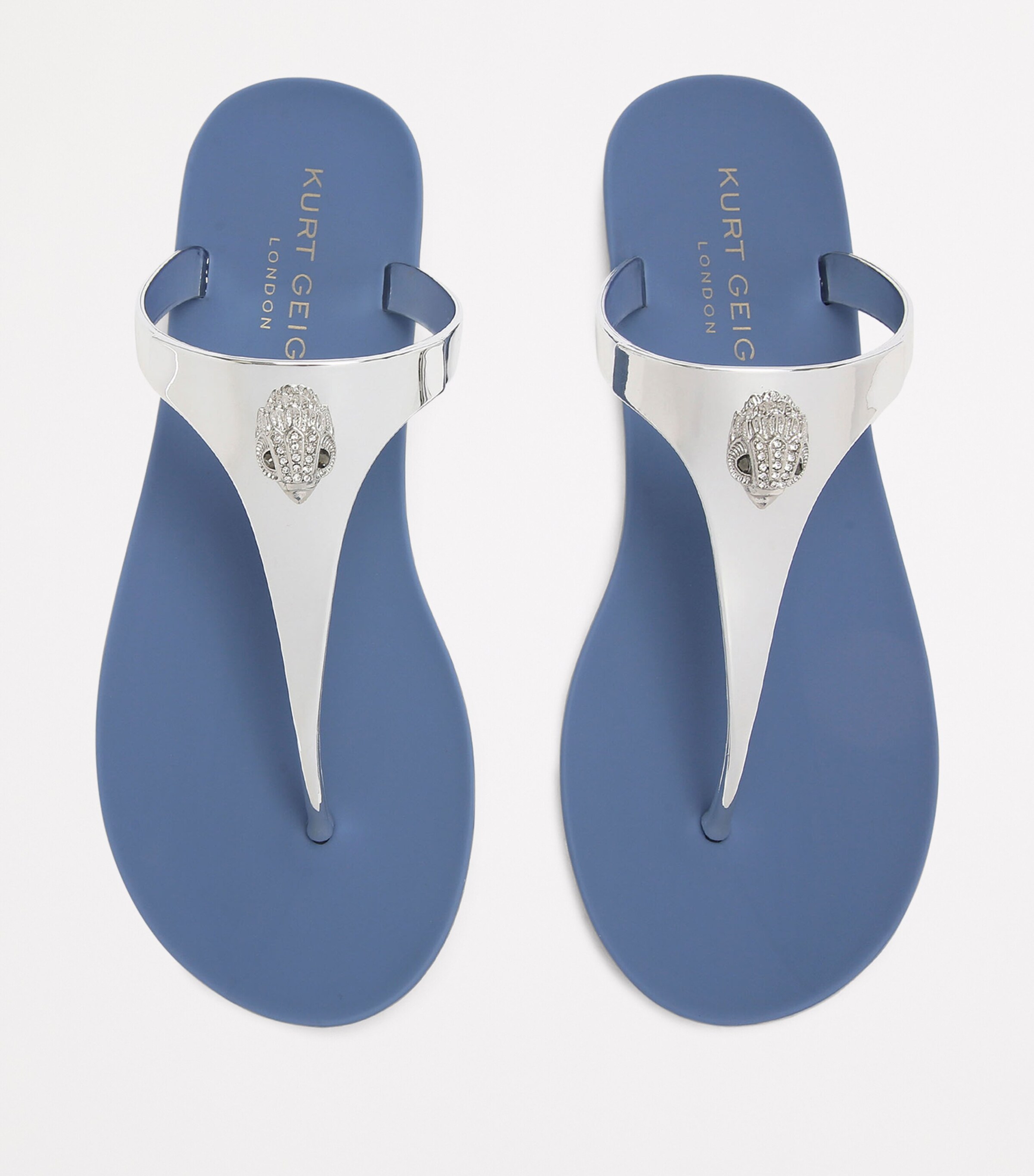 Maddison T-Bar Sandals SILVER COM Image 4