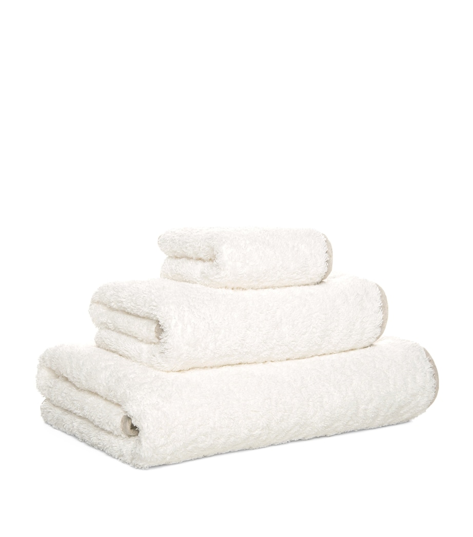 Egyptian Cotton Portobello Washcloth (30cm x 30cm) SNOW/FOG Image 3