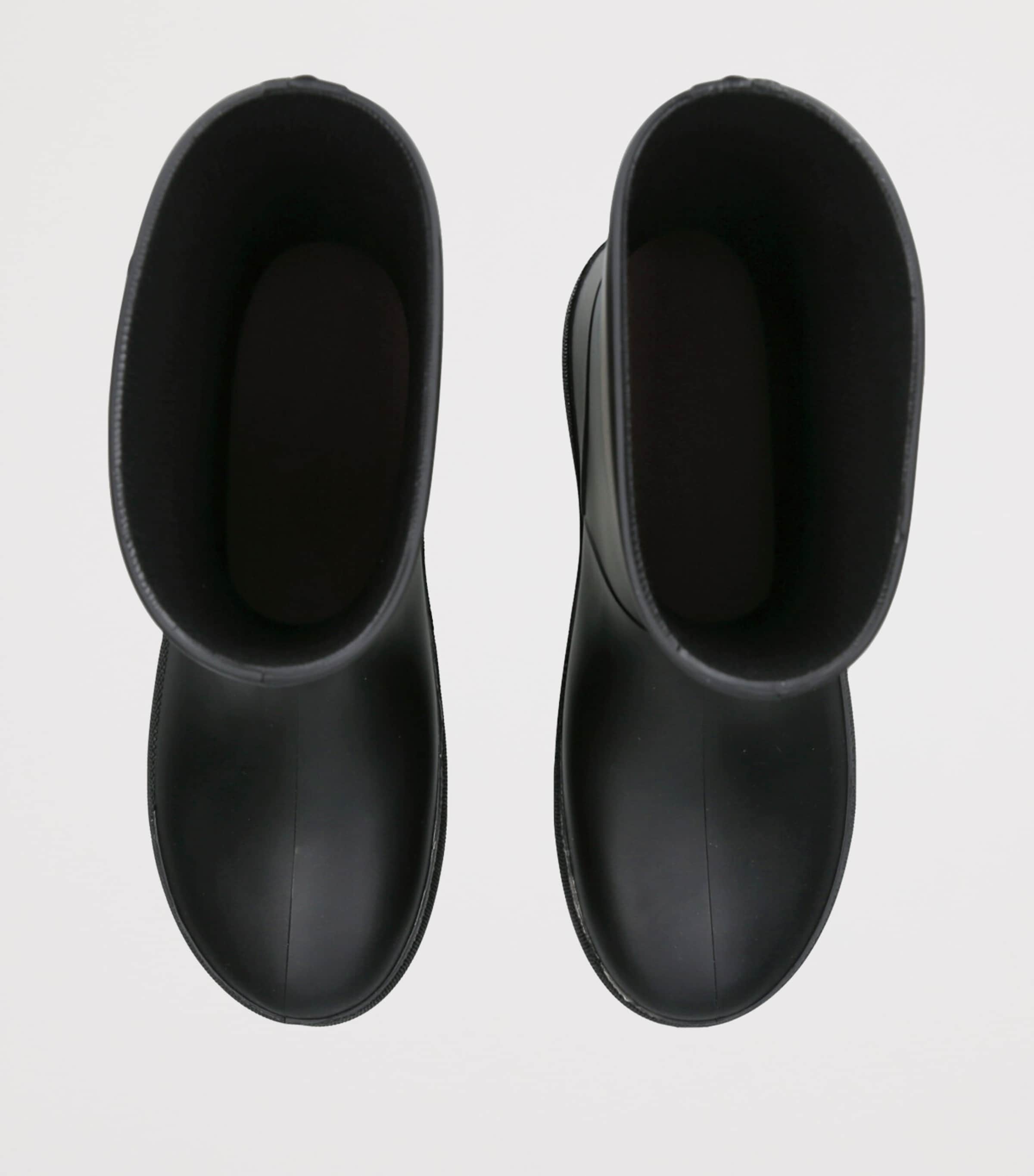 Logo Patch Wellington Boots BLACK Image 4