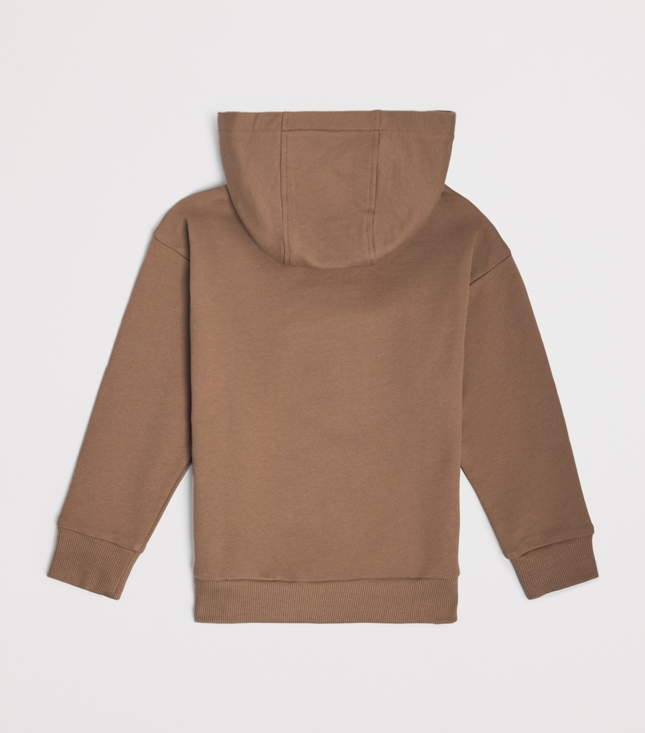 Versace Kids Cotton Embroidered Logo Hoodie (4-14 Years) Image 2