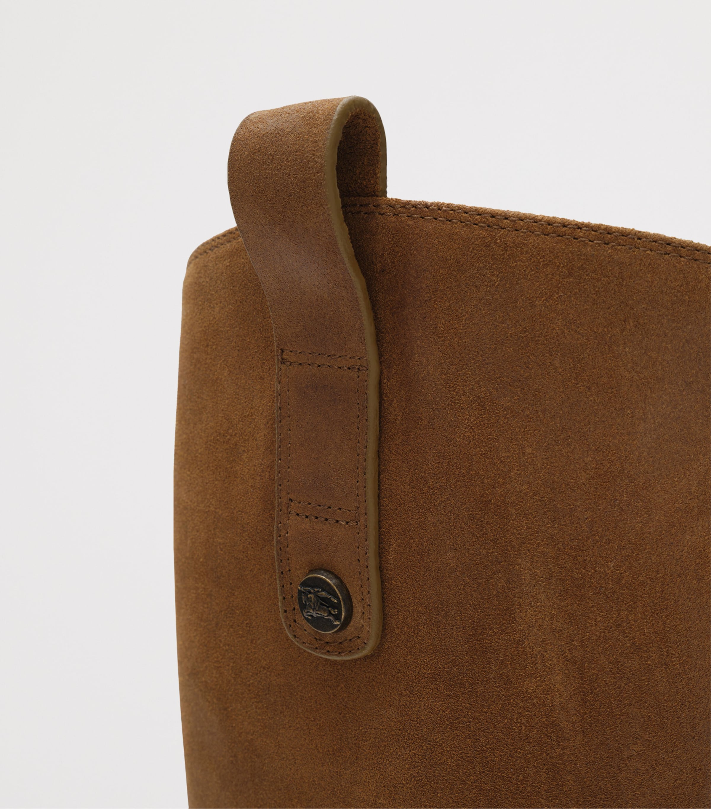 Burberry Suede Cavalier Knee-High Boots Boat Image 4