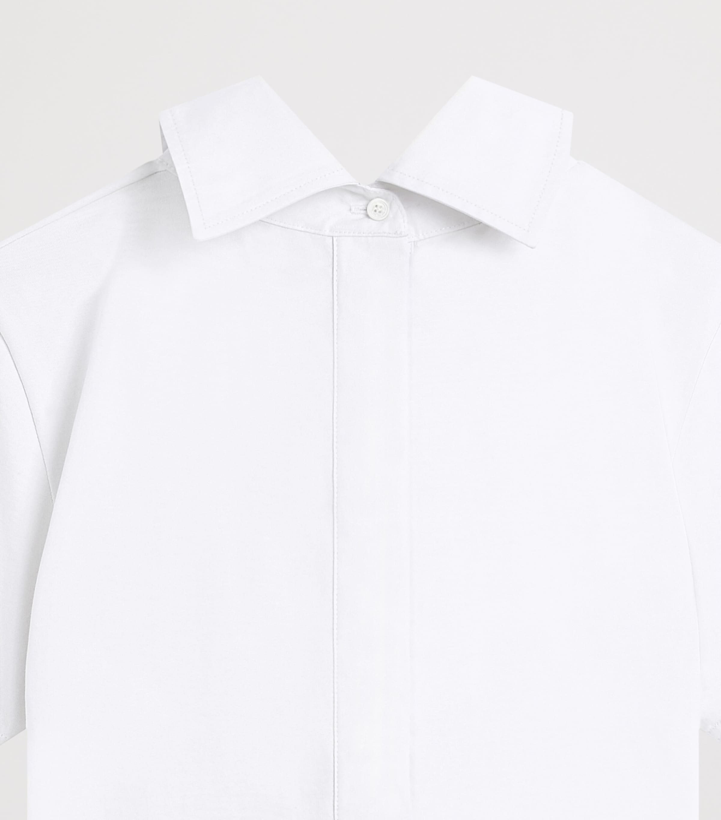 Givenchy Womens Cotton Reverse Collar T-Shirt Image 8