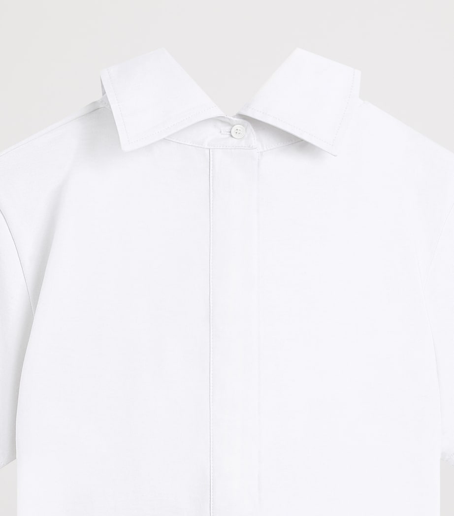 Givenchy Womens Cotton Reverse Collar T-Shirt Image 8