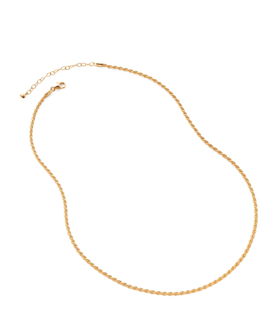 Monica Vinader Gold Vermeil Alta Necklace Gold Vermeil Image 1