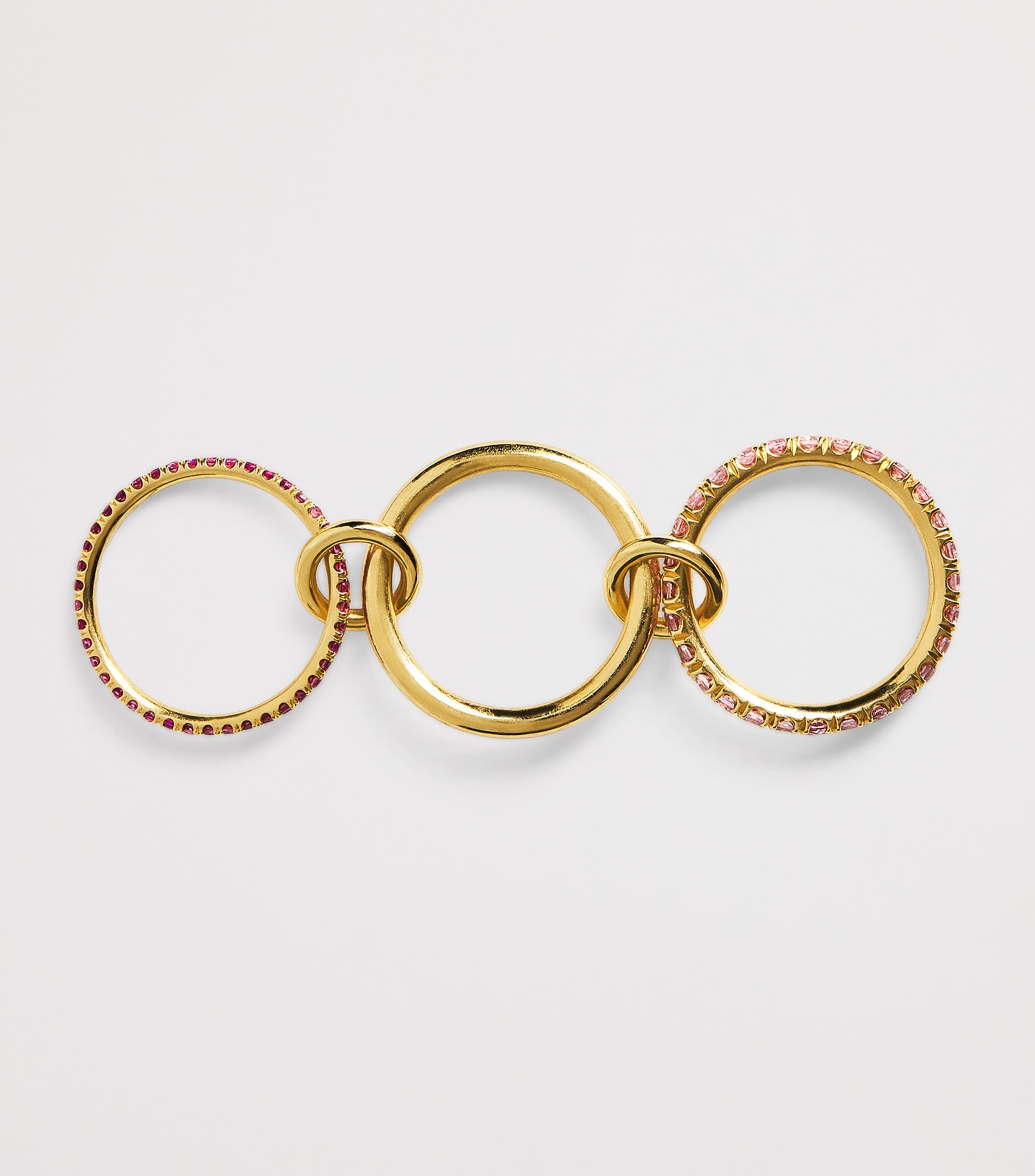 Spinelli Kilcollin Yellow Gold and Pink Sapphire Norah Ring Yellow Gold Image 3