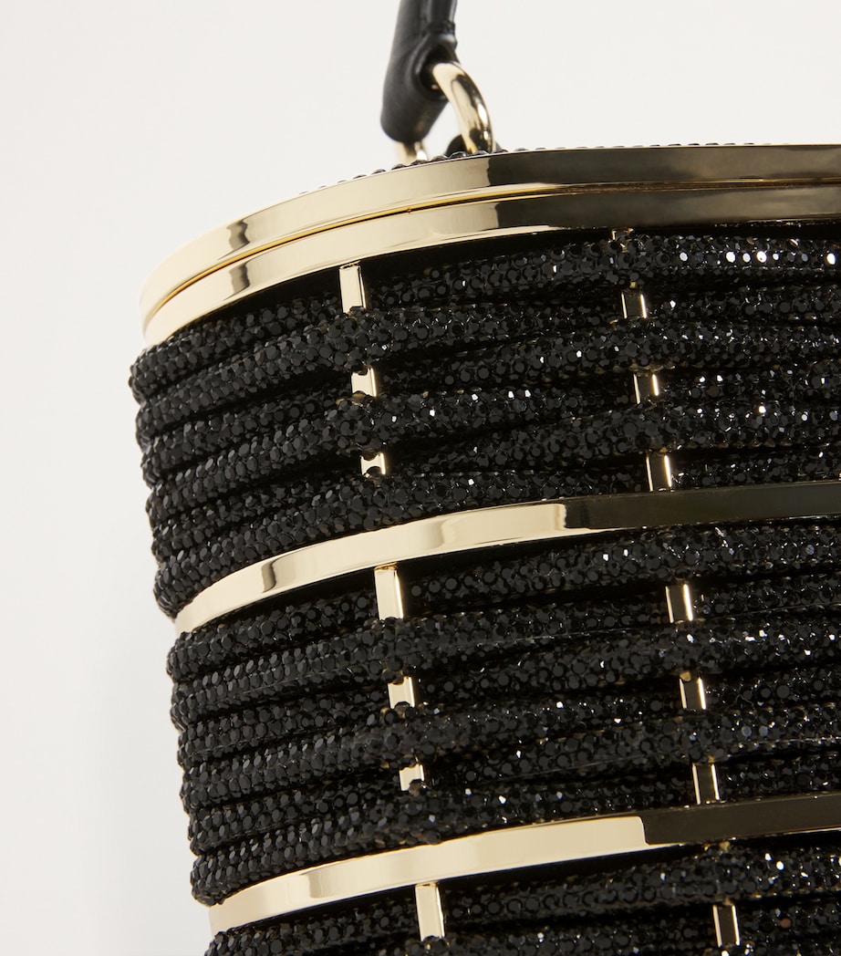 Willow Basket Top-Handle Bag CJET-CHAMPA GNE JET Image 4