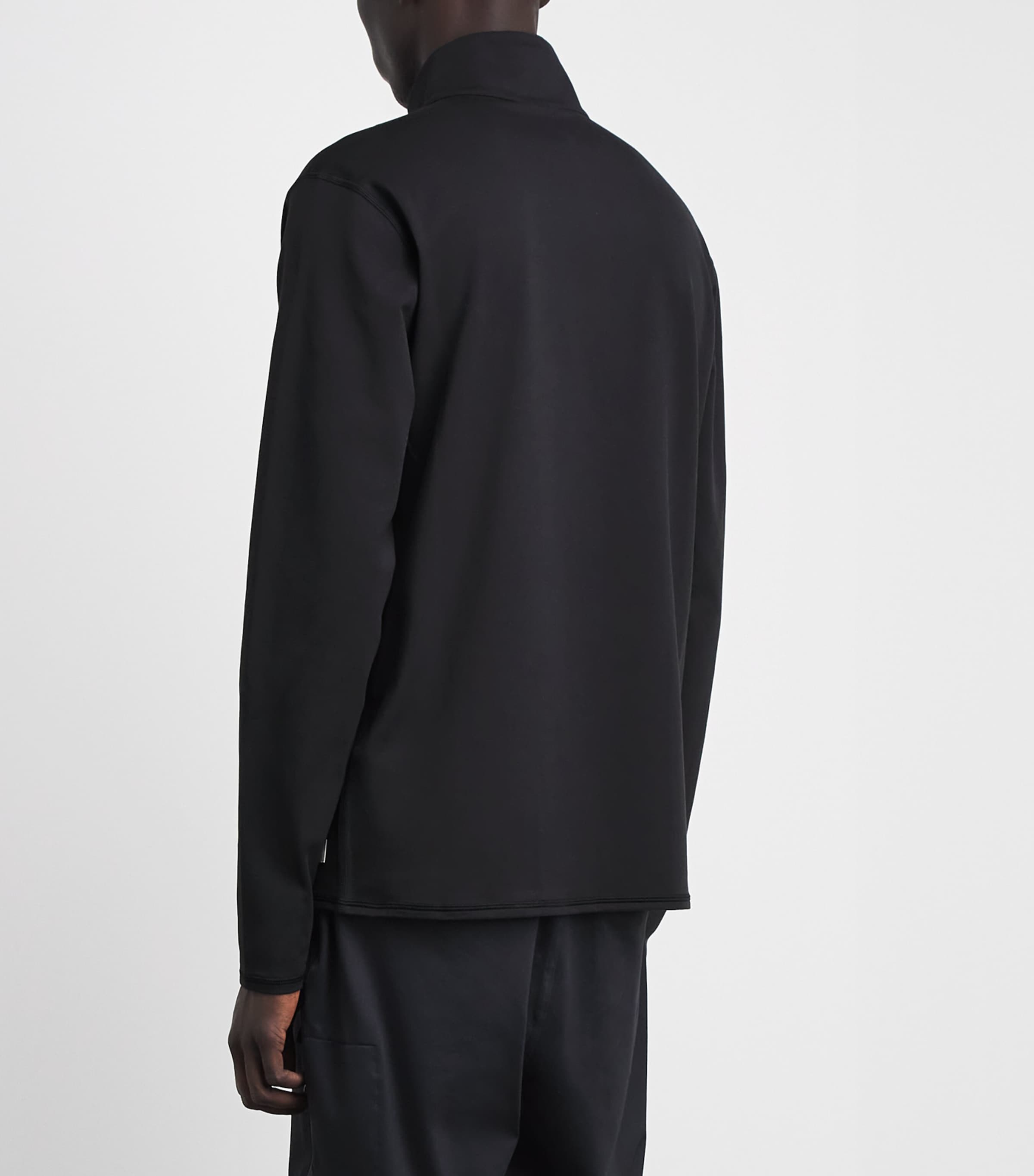 VUORI Mens Quarter-Zip Ponto Sweatshirt Blk Black Image 5