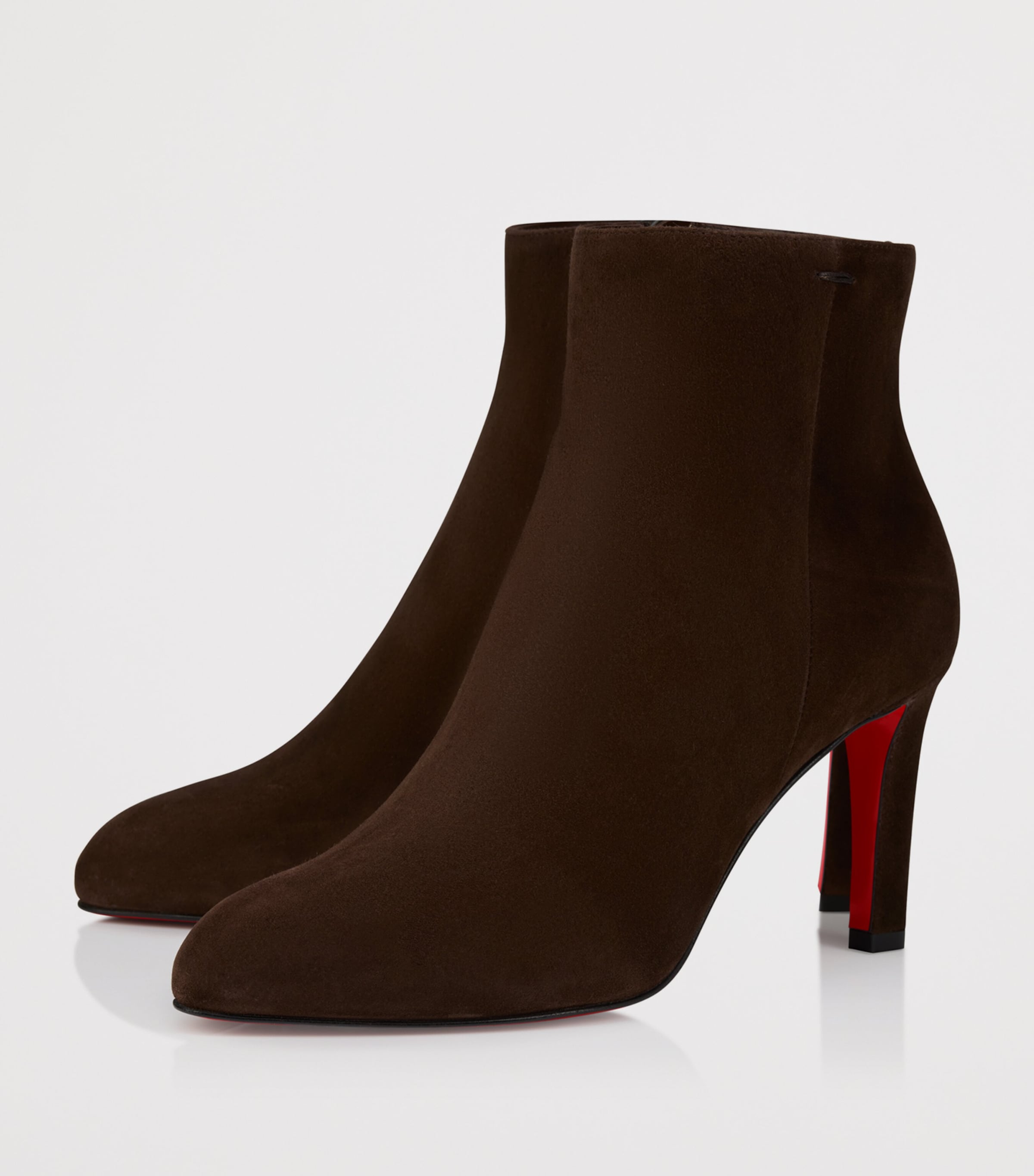 Christian Louboutin Womens Fannylove Booty 85 Suede Boots Image 2