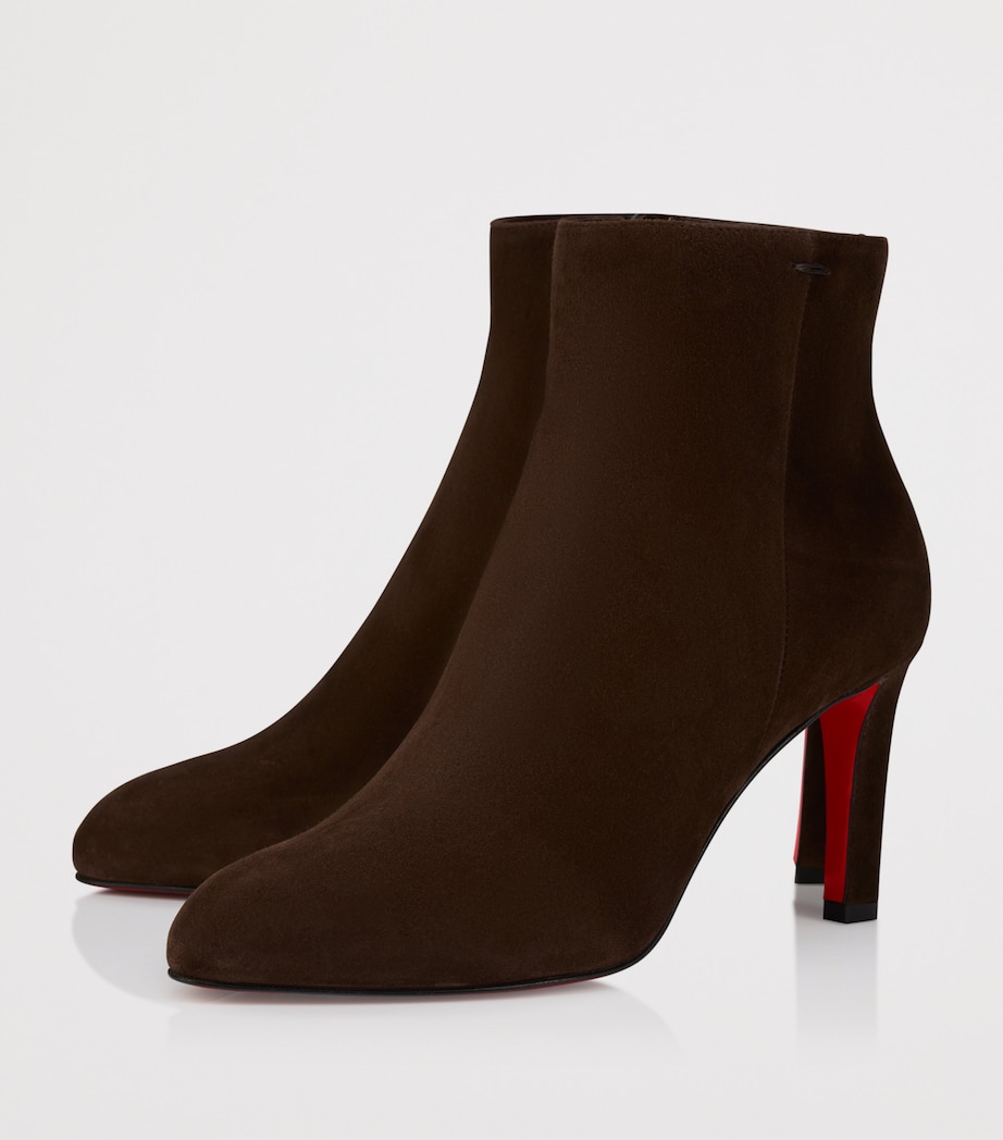 Christian Louboutin Womens Fannylove Booty 85 Suede Boots Image 2