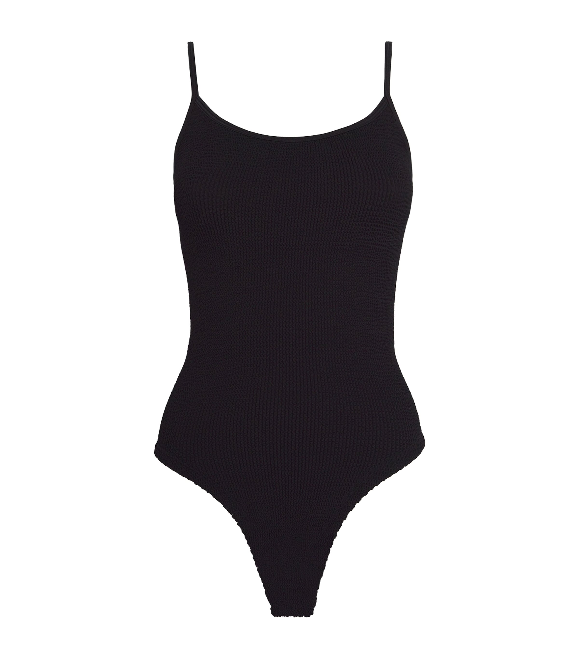 Shop Hunza G Petra Swimsuit In Black