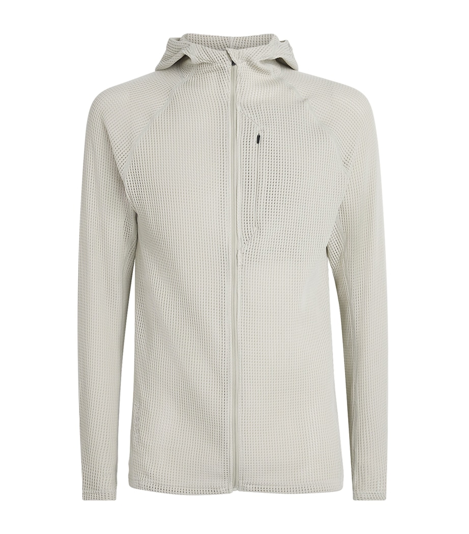 Houdini Mens Pace Flow Hoodie Greenish Grey Image 1